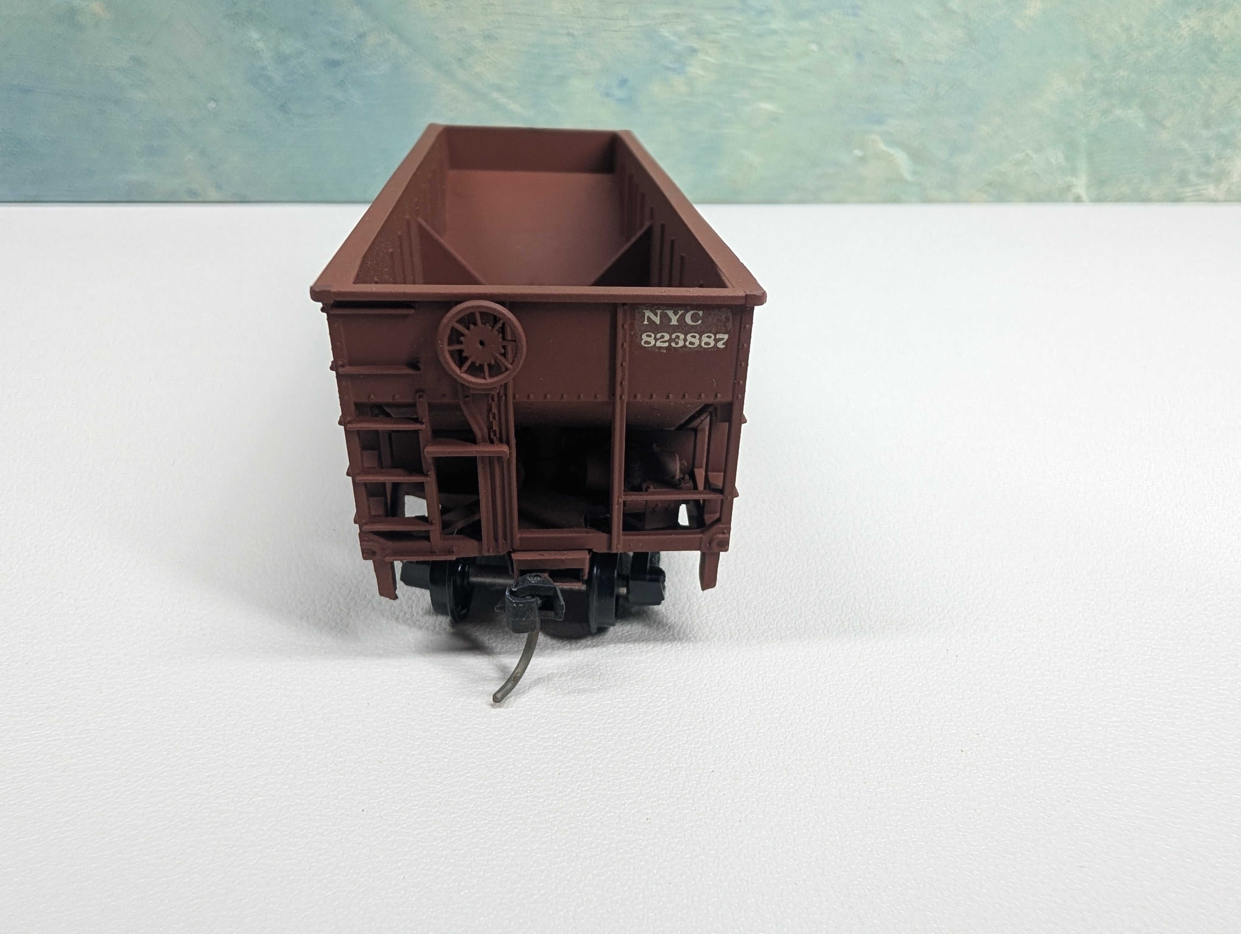 USED Athearn HO Scale 2 Bay Hopper New York Central NYC #823887 Decal