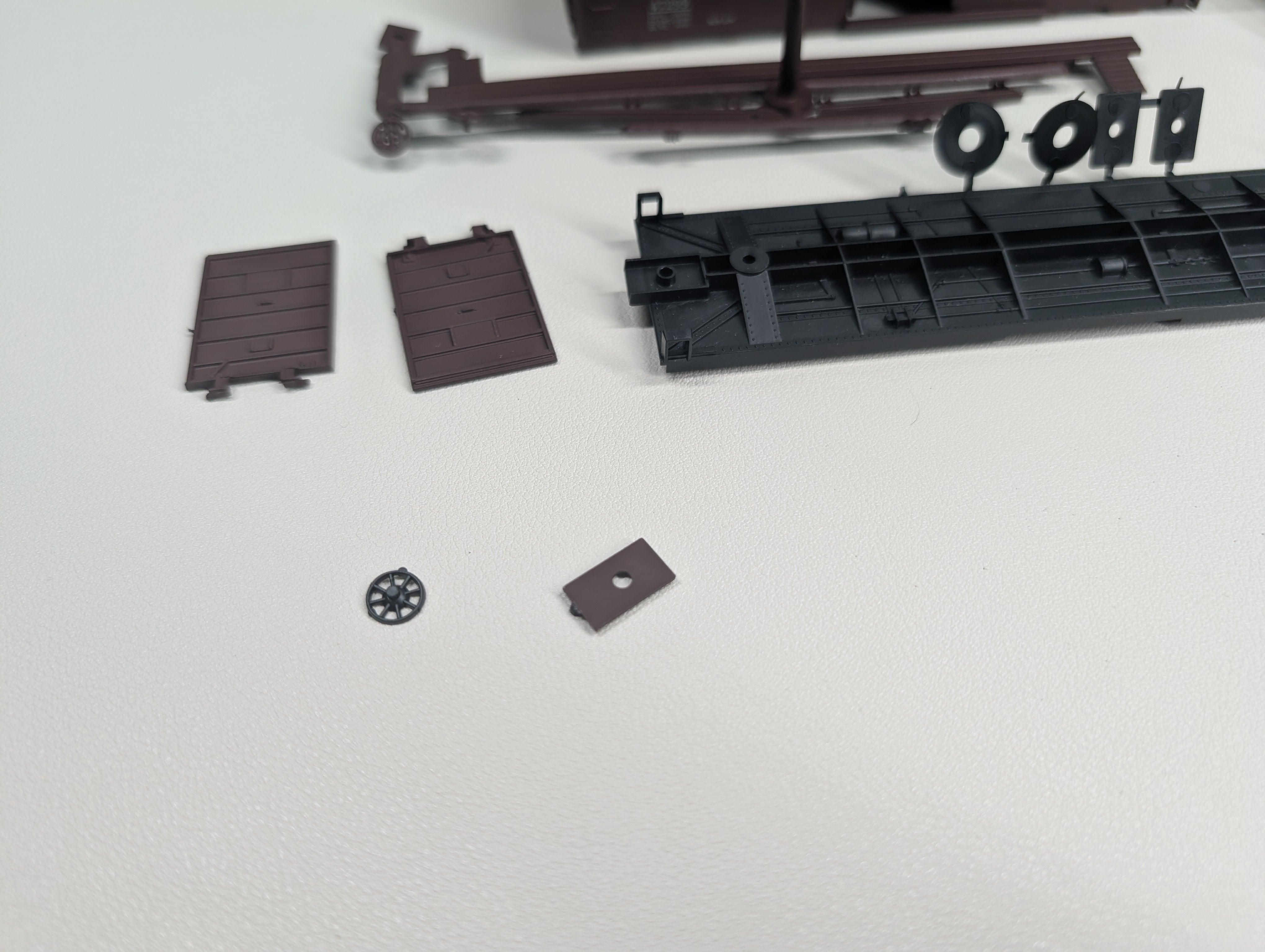 USED Roundhouse HO Scale 40' Box Car Norfolk & Western N&W #47299 KIT