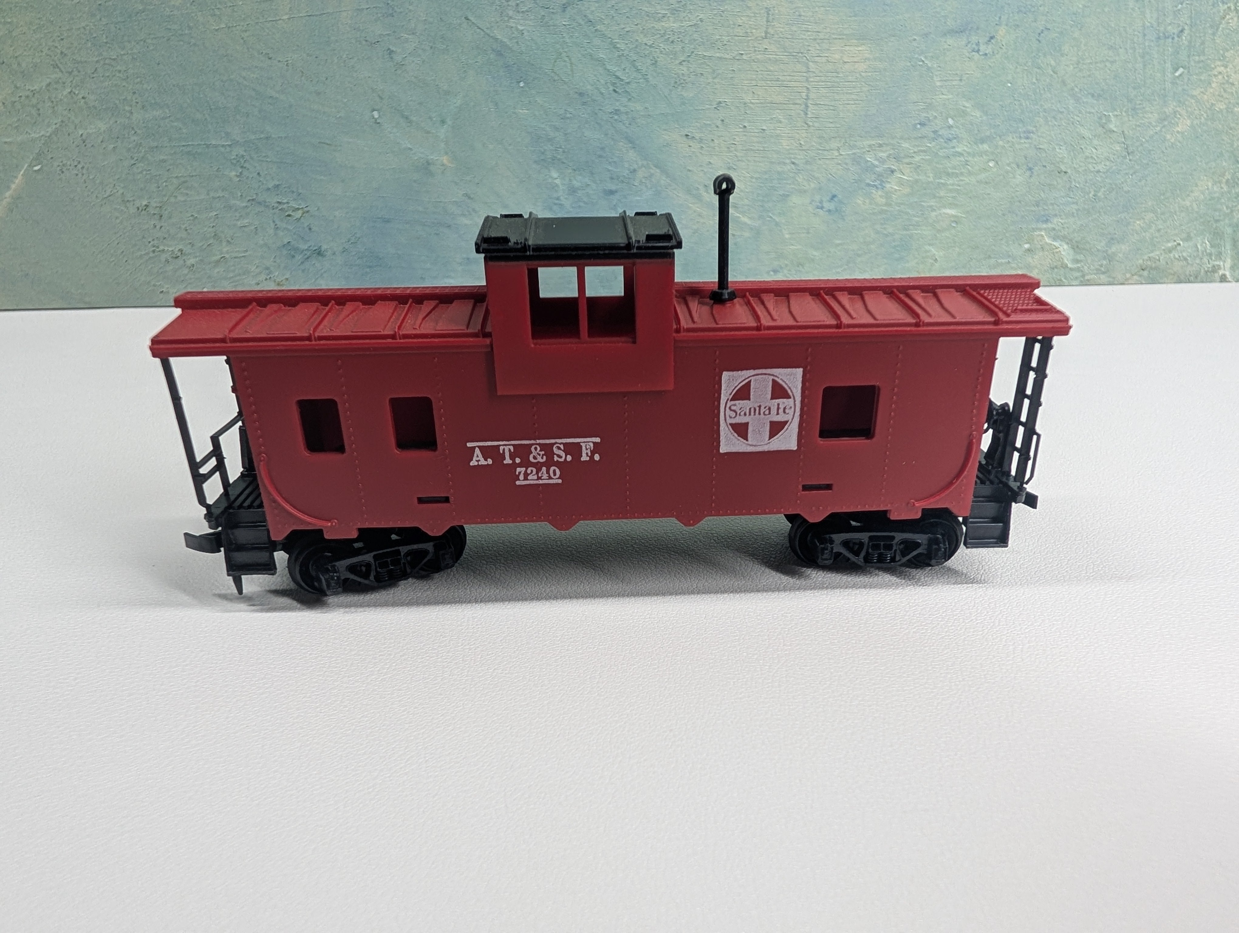 USED Tyco HO Scale Caboose Santa Fe ATSF #7240