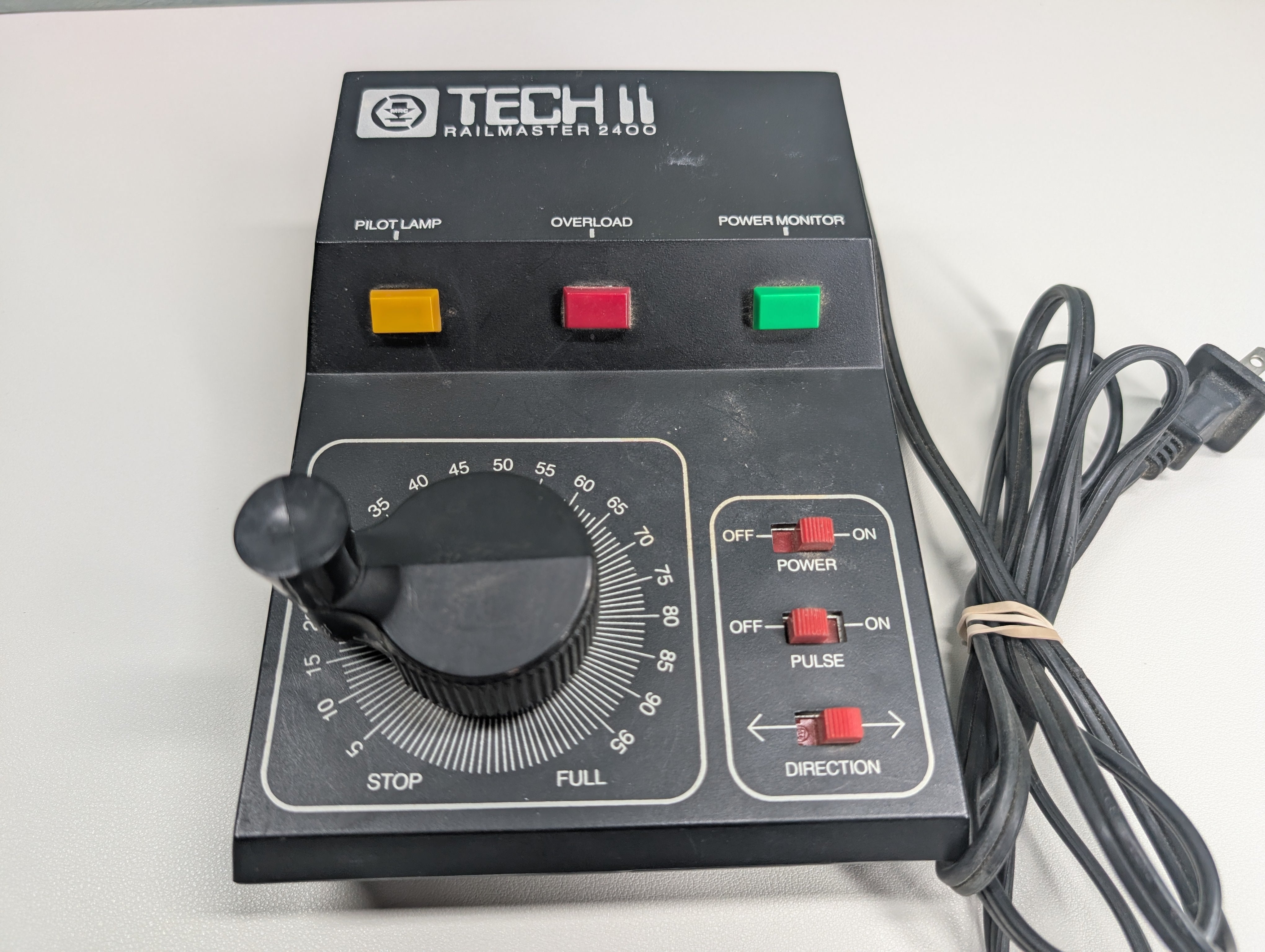 USED MRC MULTI Scale Tech 2 Railmaster 2400 Hobby Transformer (HO & N) Tested