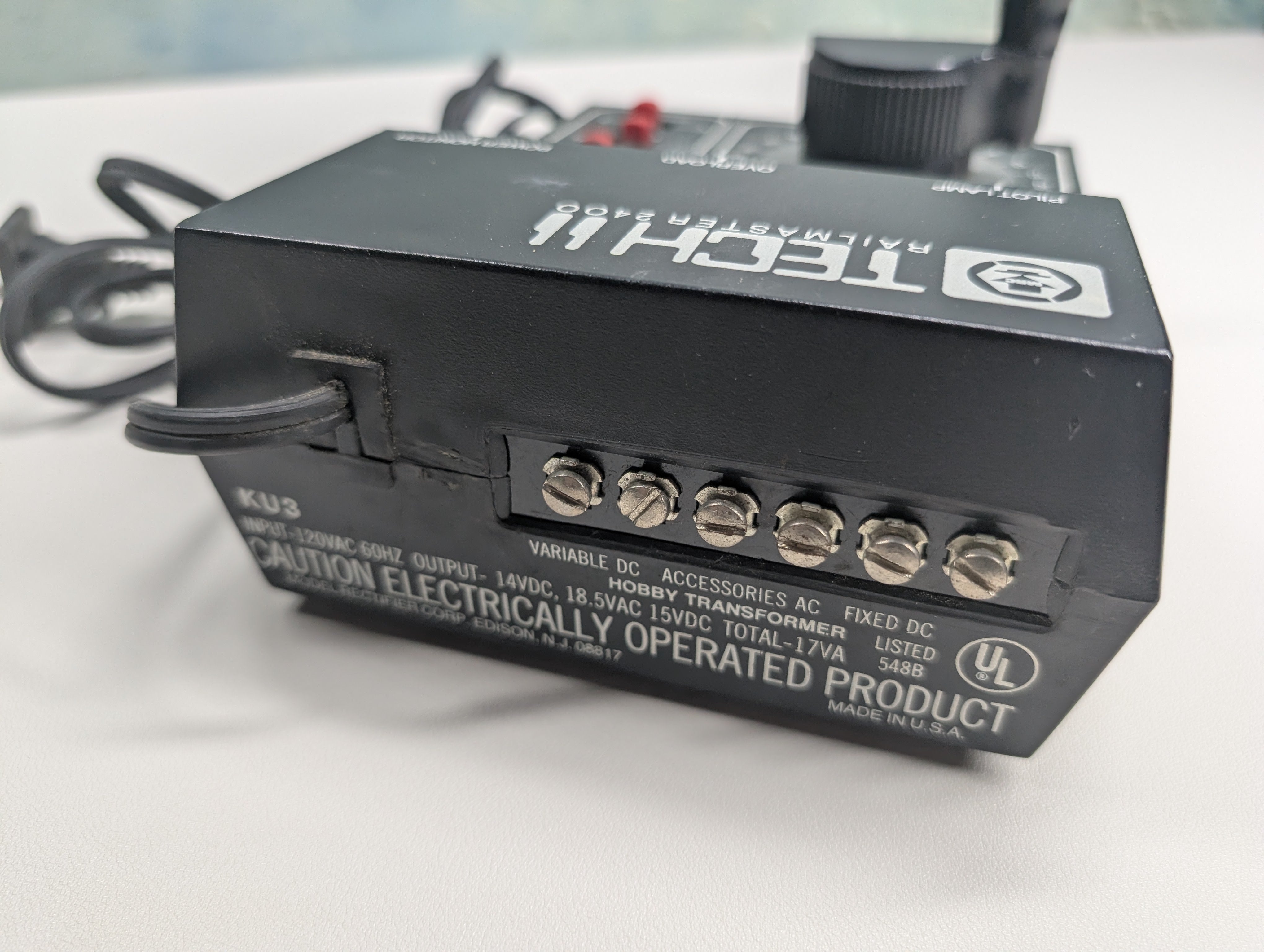 USED MRC MULTI Scale Tech 2 Railmaster 2400 Hobby Transformer (HO & N) Tested