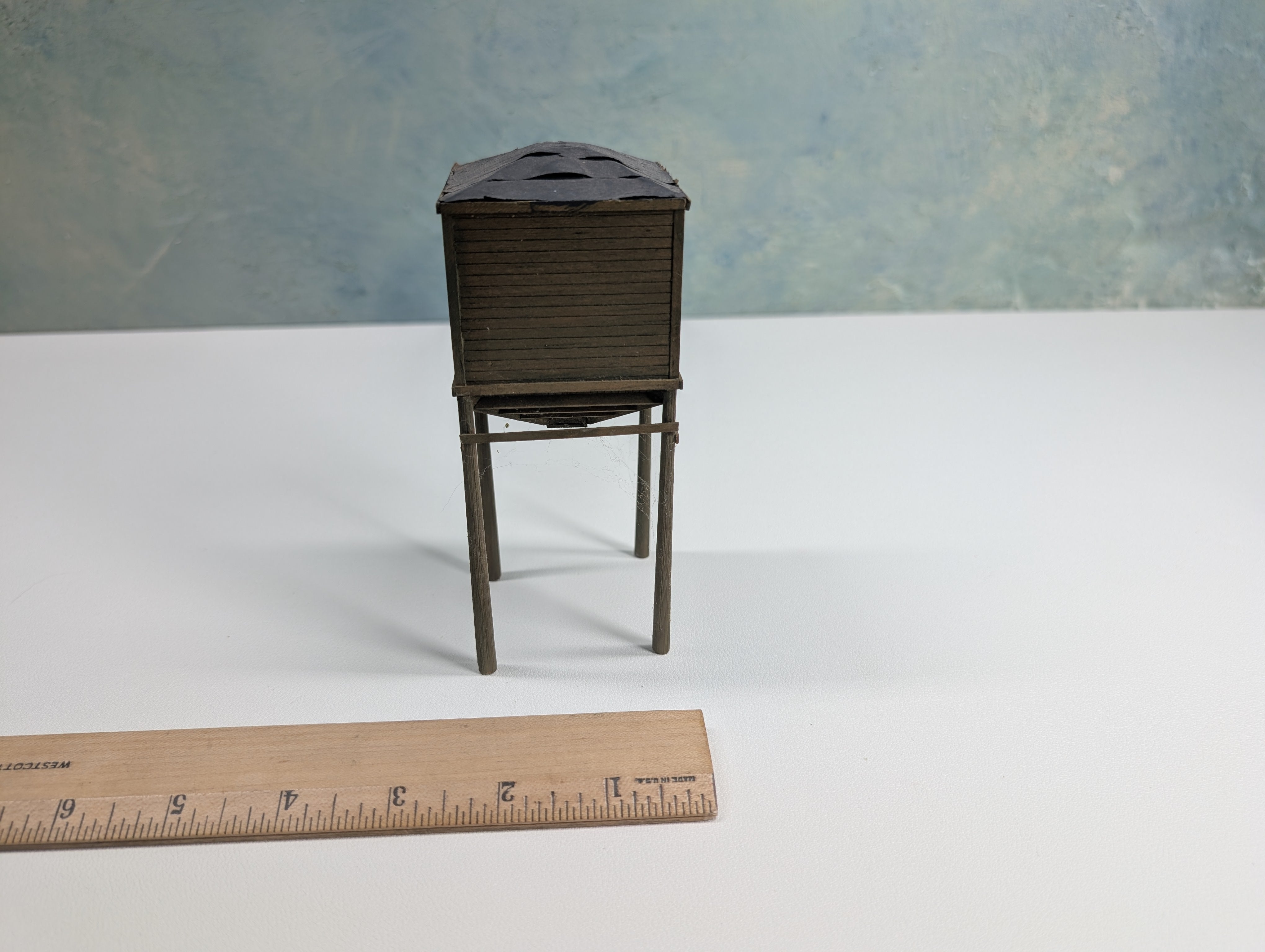 USED HO Scale Lot of Scratch Built Buildings, Barn, Tower, Scratch Built Structures