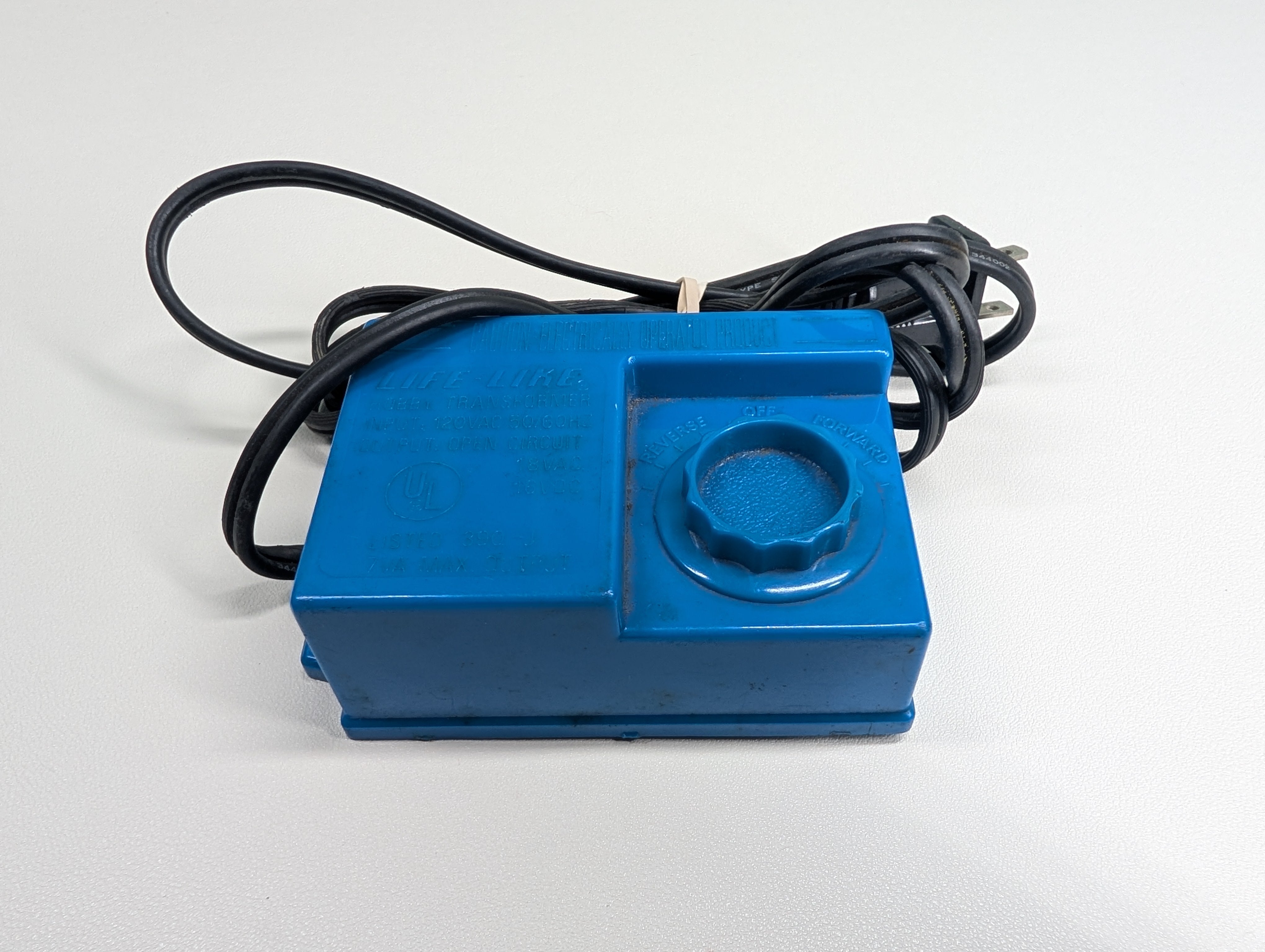 USED Life-Like MULTI Scale Light Blue Hobby Transformer (HO & N) Tested