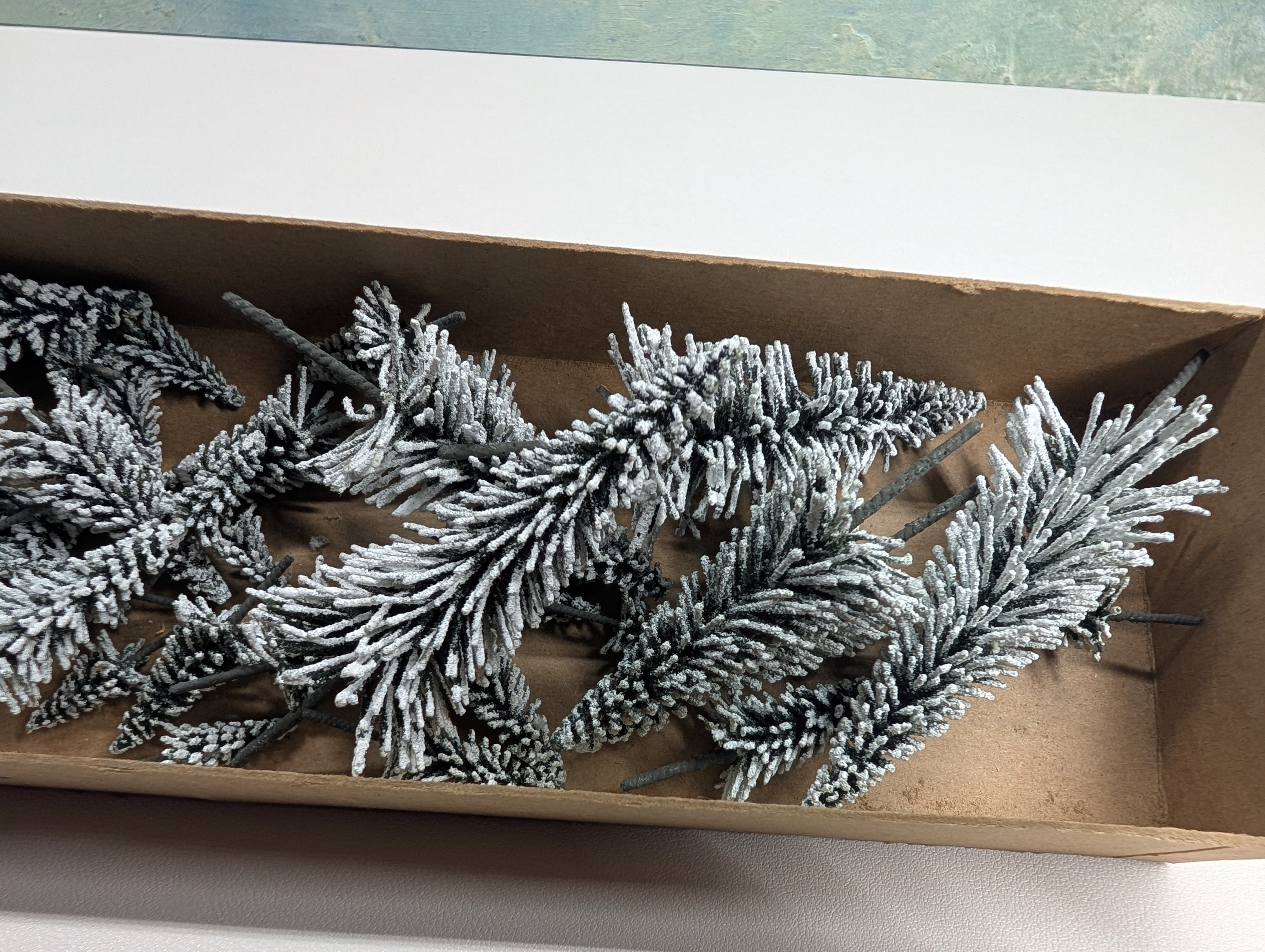 USED MULTI Scale Snow Covered Pine Trees, Various Sizes