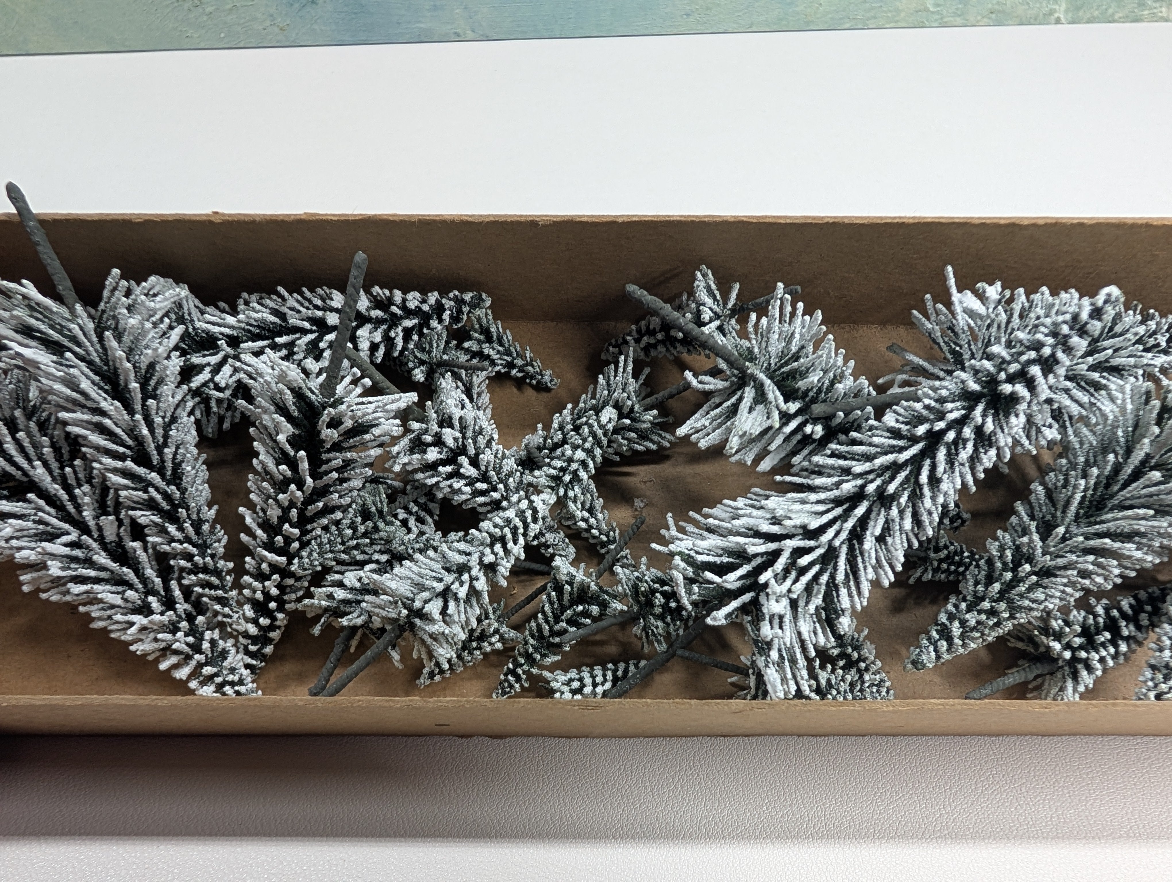 USED MULTI Scale Snow Covered Pine Trees, Various Sizes