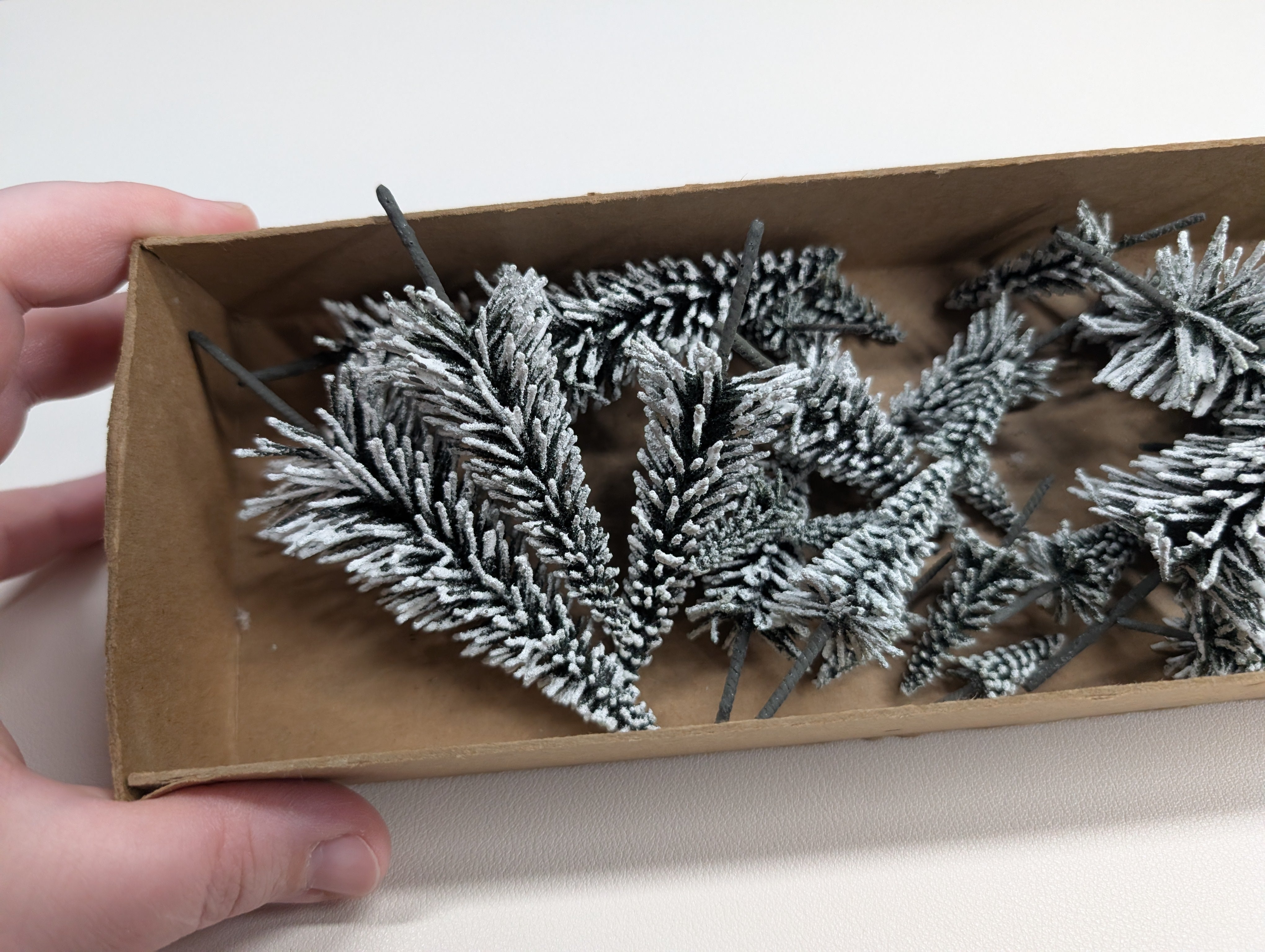 USED MULTI Scale Snow Covered Pine Trees, Various Sizes