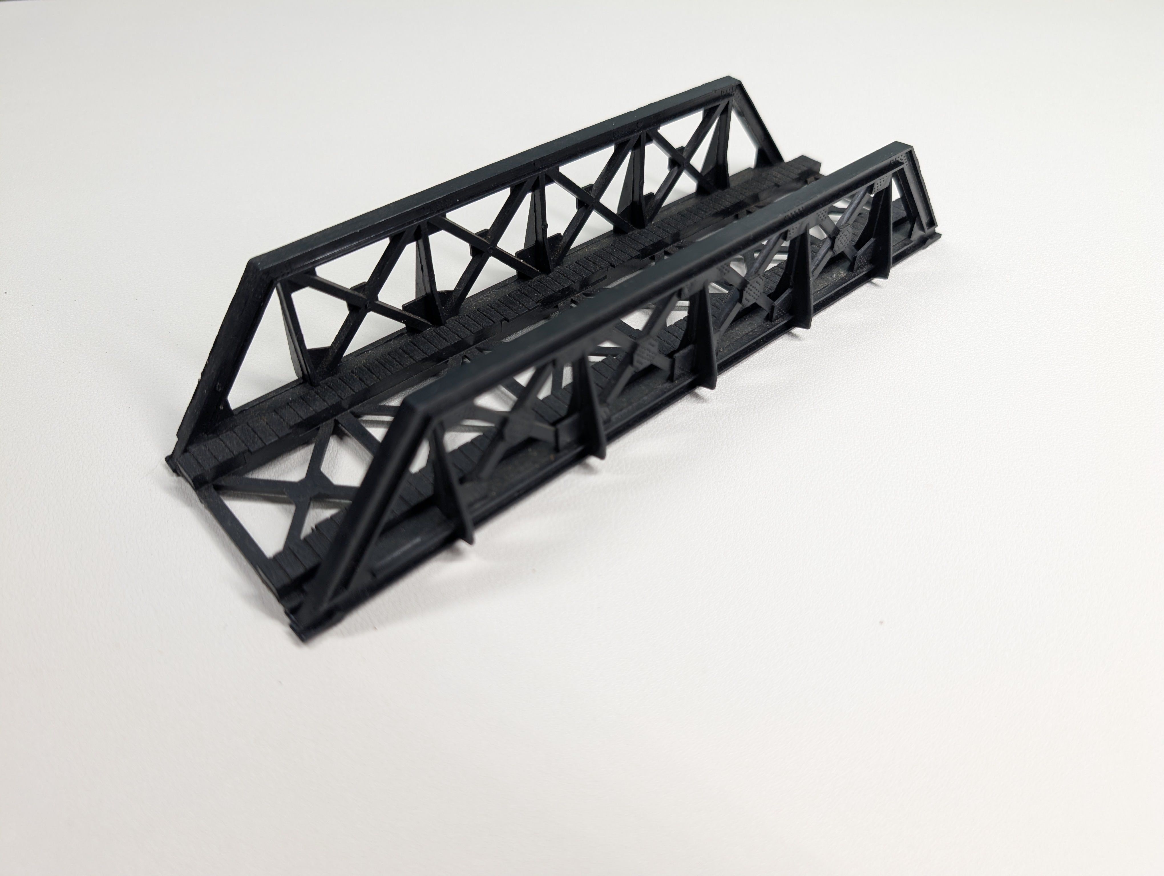 USED HO Scale Black Truss Bridge