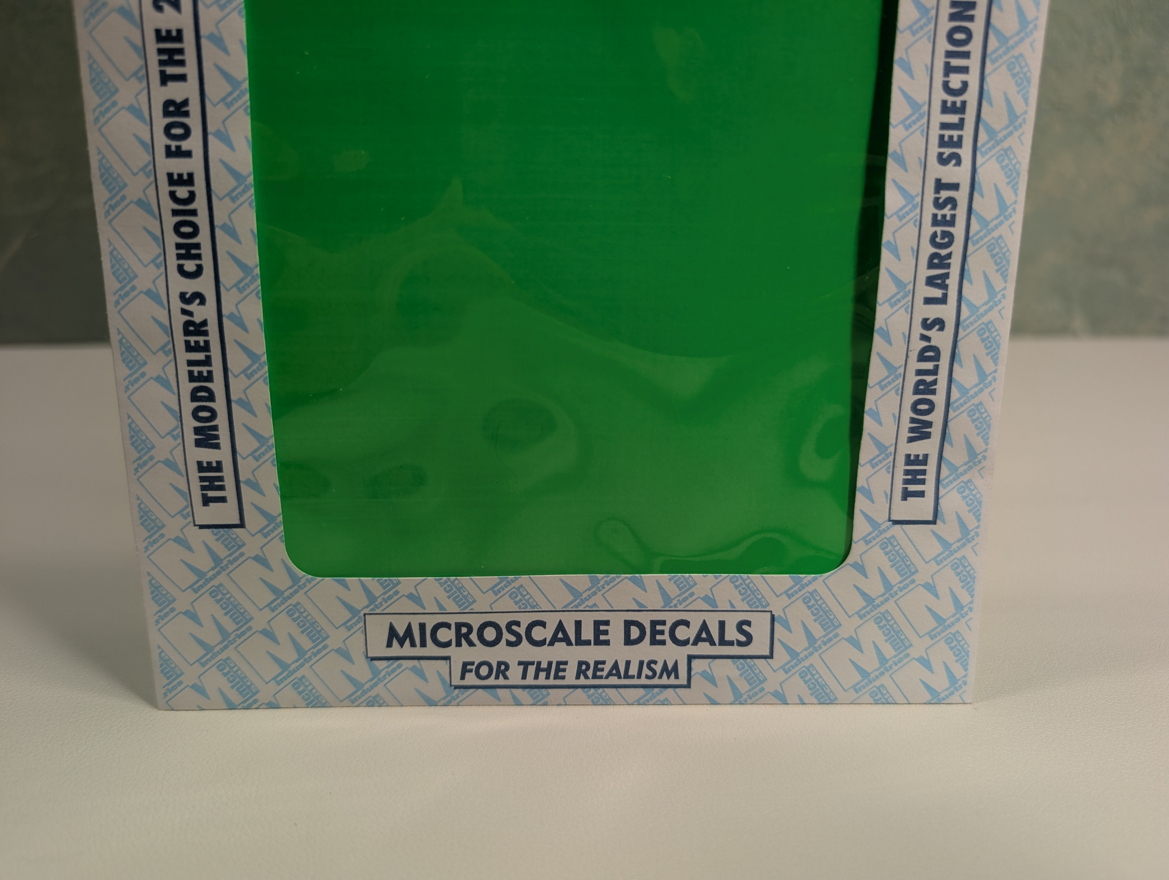 MICROSCALE #TF-31 HO Scale Trim Film Dayglo Green, Decal Sheet
