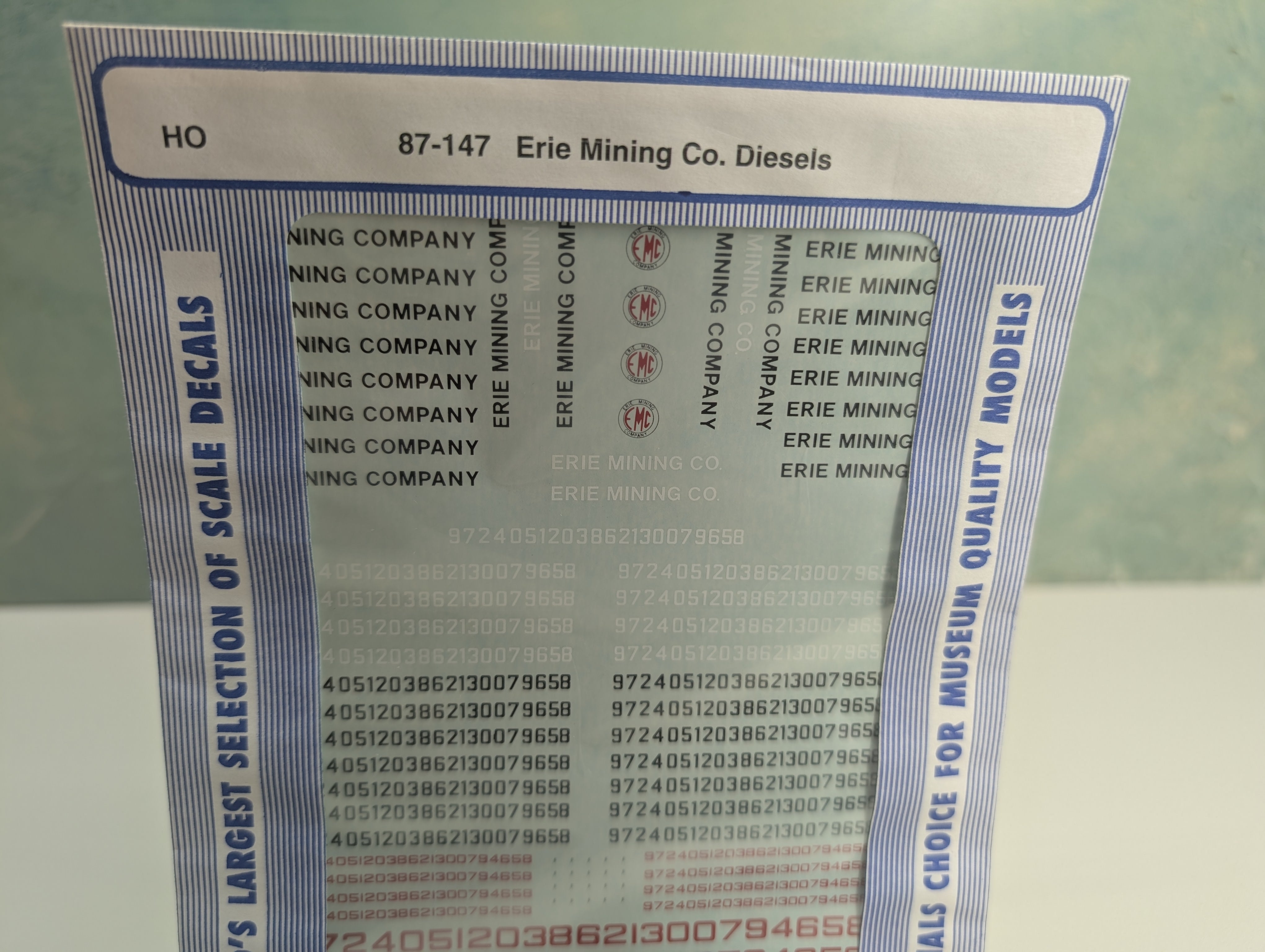 MICROSCALE 87-147 HO Scale Erie Mining Co Diesels Decals