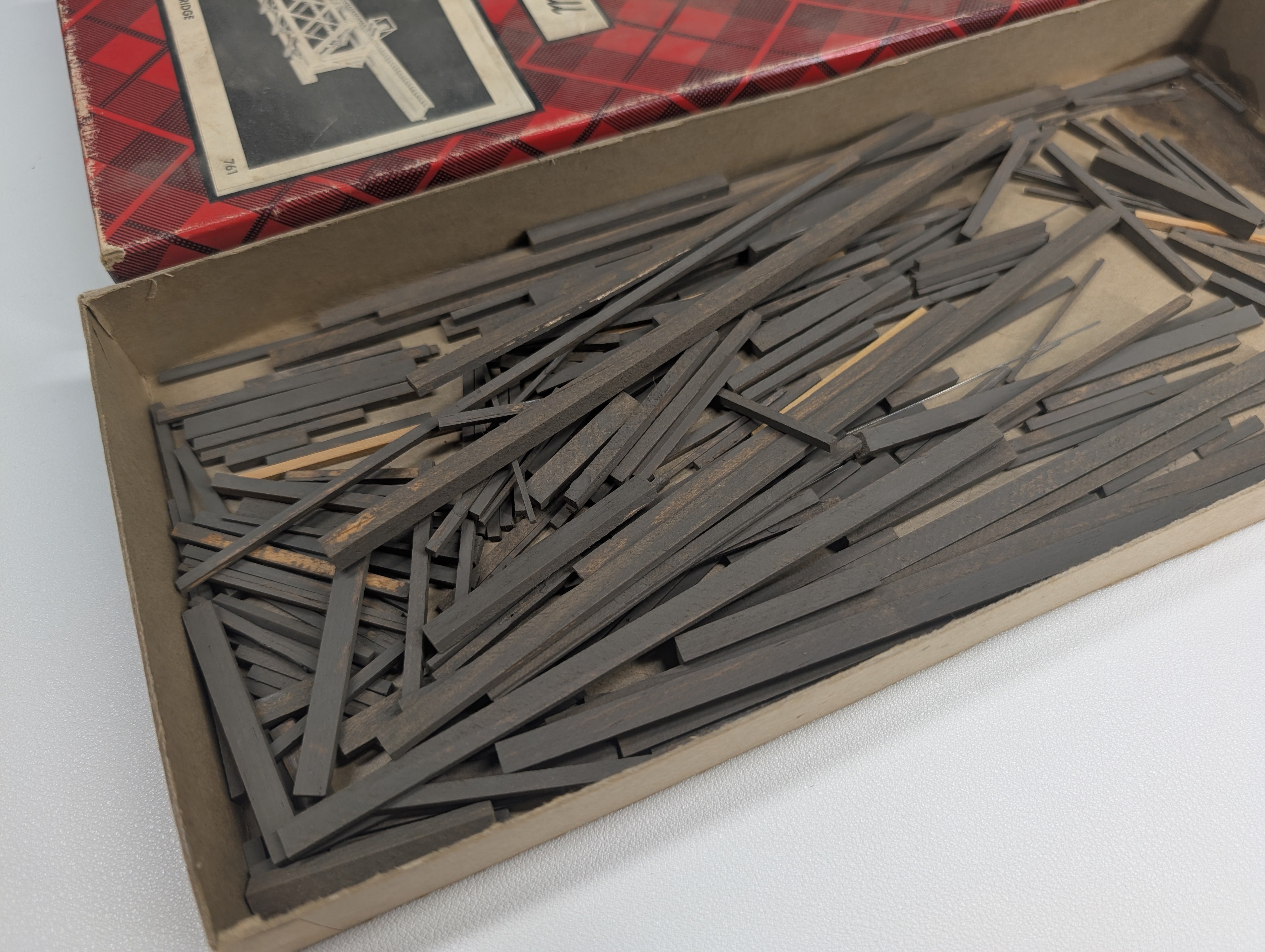 USED Campbell Scale Models #761-495 HO Scale Deck Timber Bridge KIT