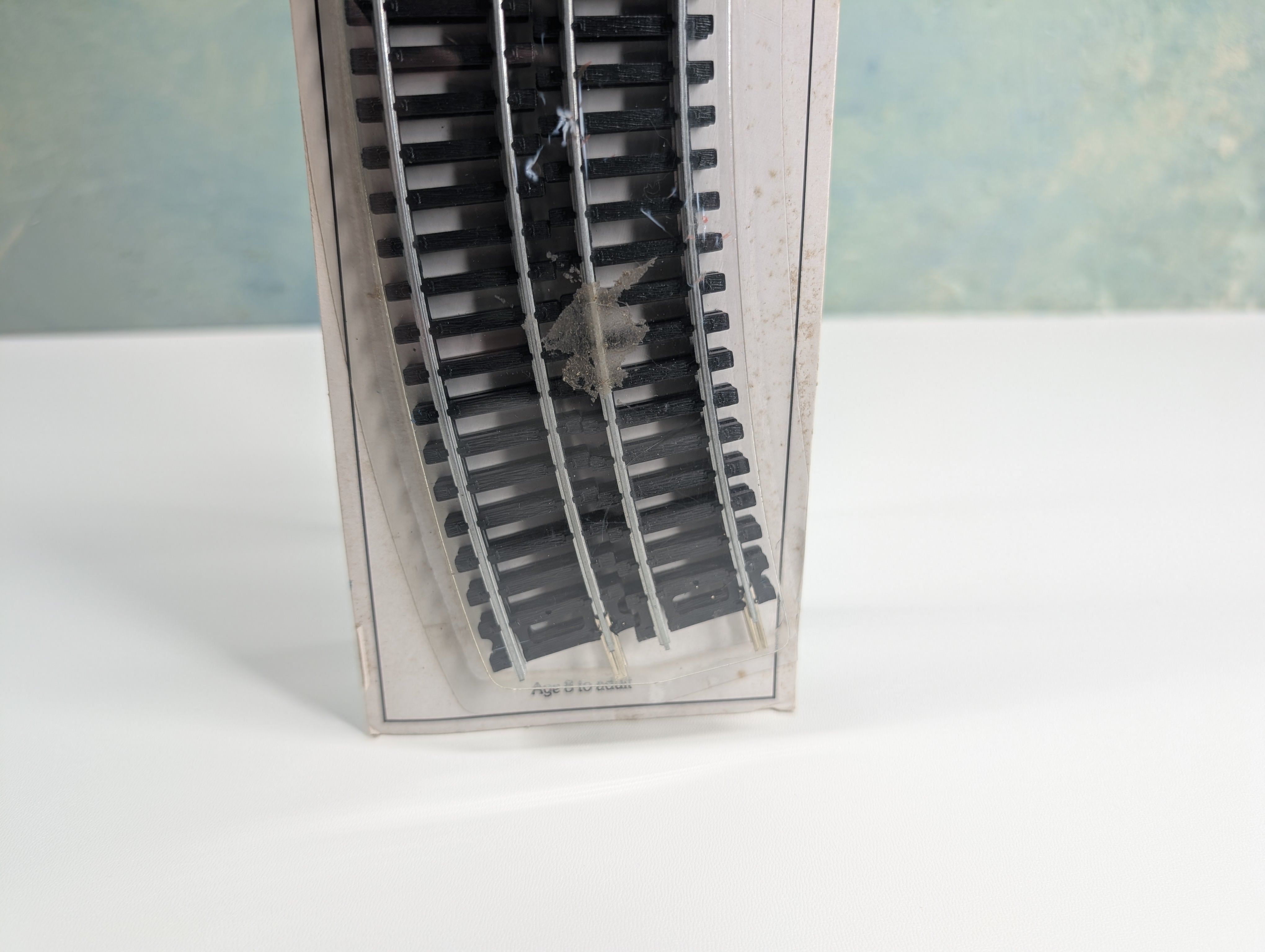 USED Bachmann 44102 HO Scale 18" Radius Track, Code 100, Steel (4 pcs)