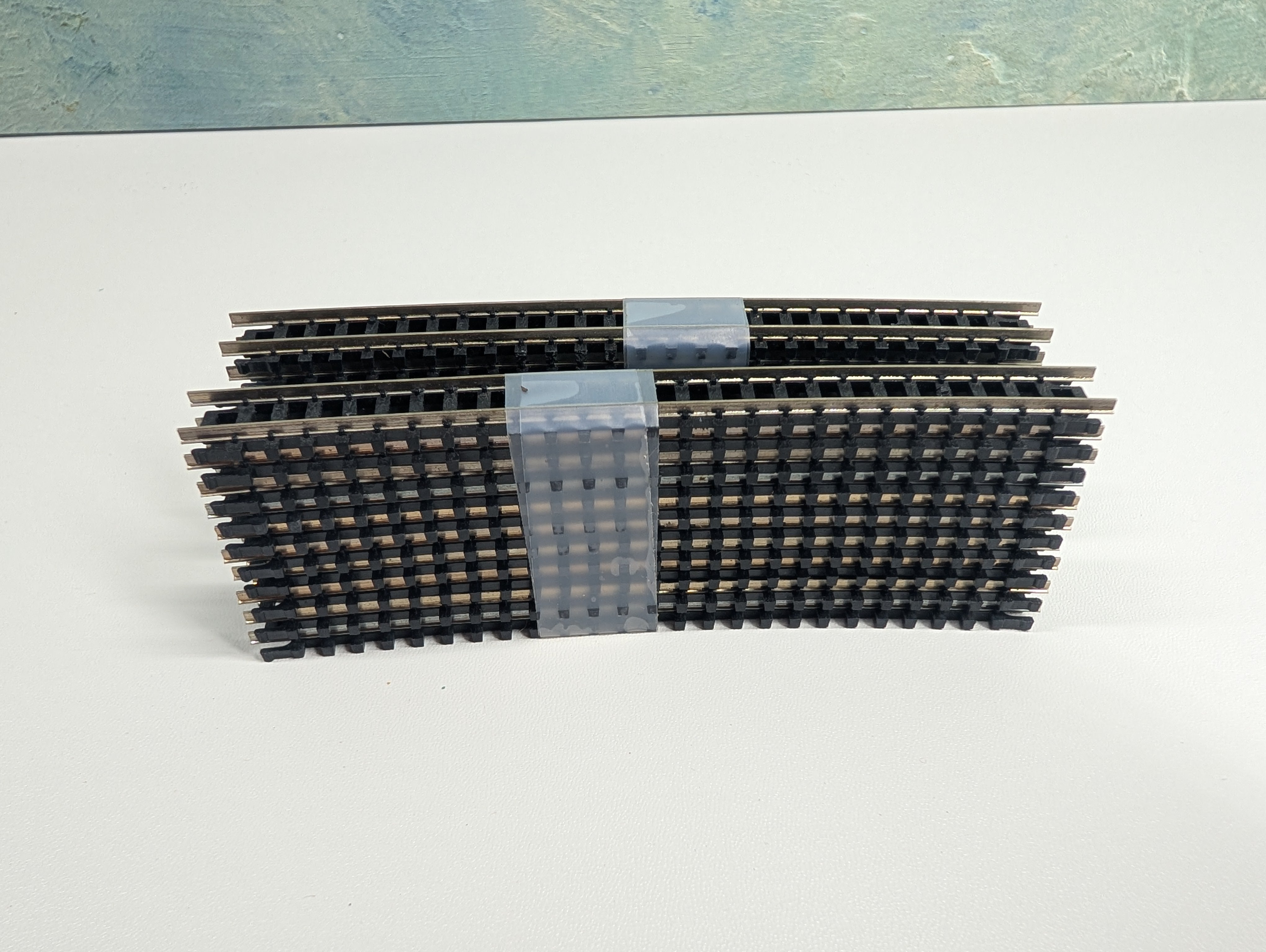 USED Atlas 2526 N Scale 19" Radius Code 80 Track Silver (20 pcs)