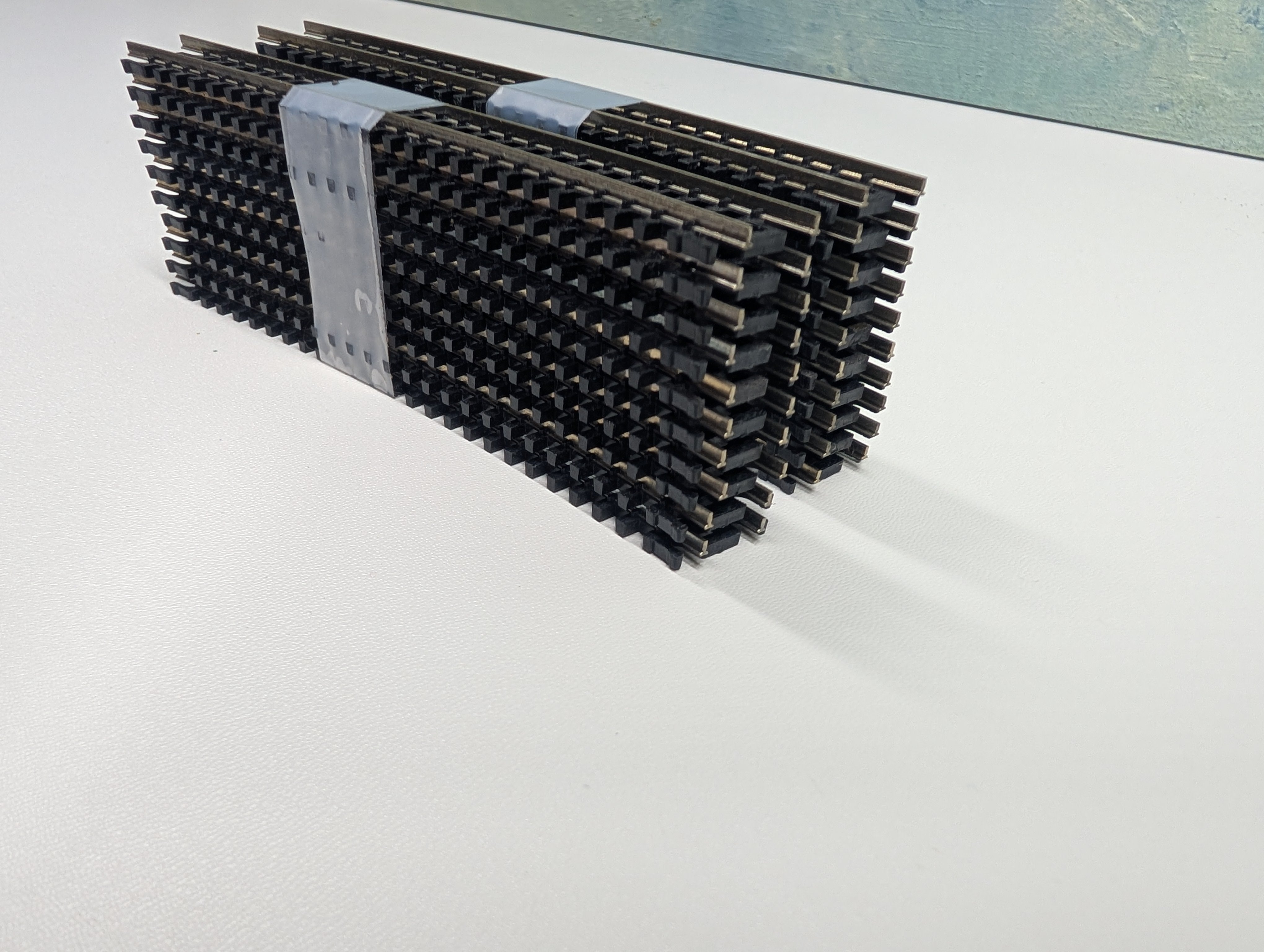 USED Atlas 2526 N Scale 19" Radius Code 80 Track Silver (20 pcs)