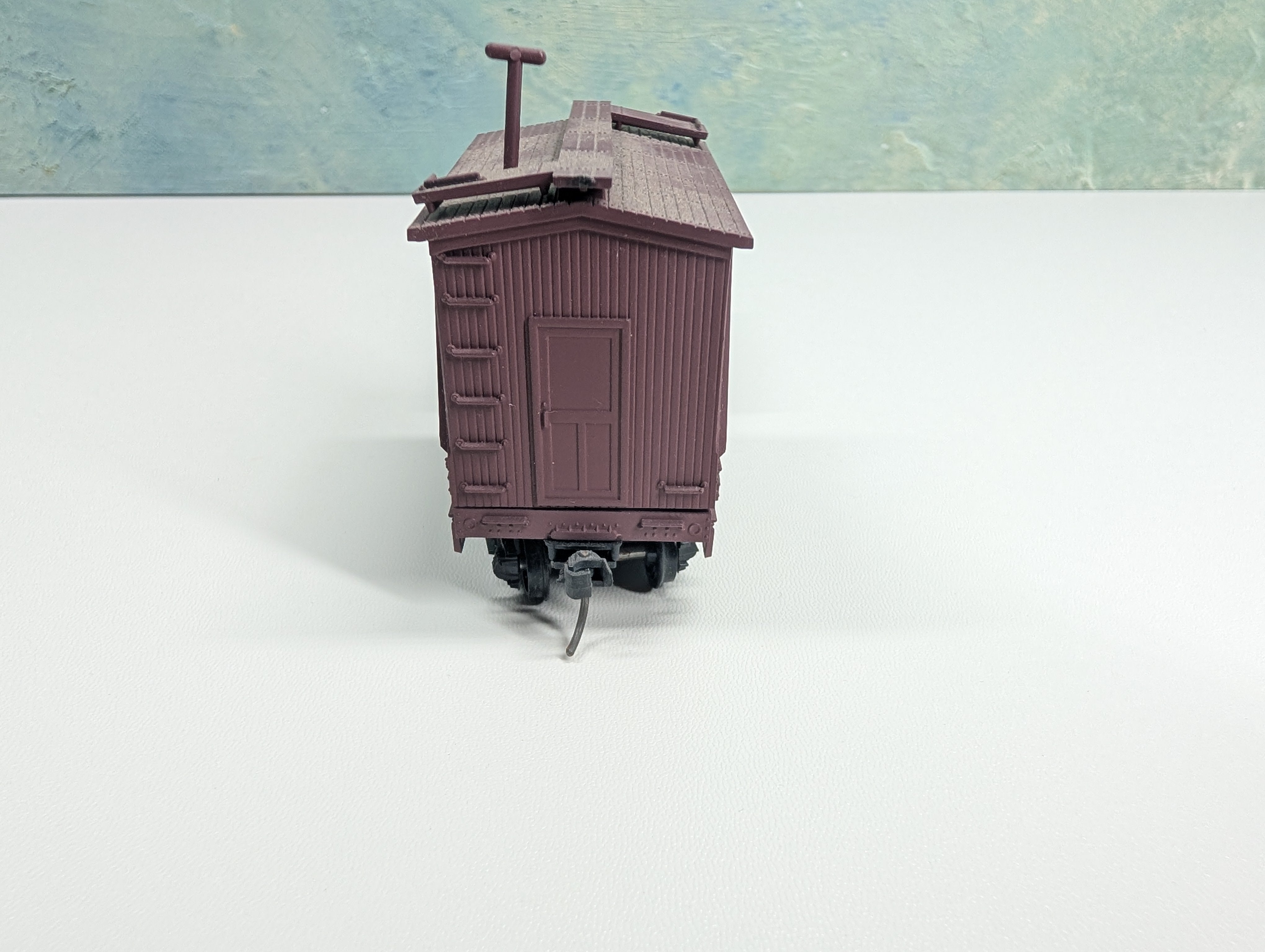 USED HO Scale Work Caboose Flat Car MOW Pennsylvania PRR #990242