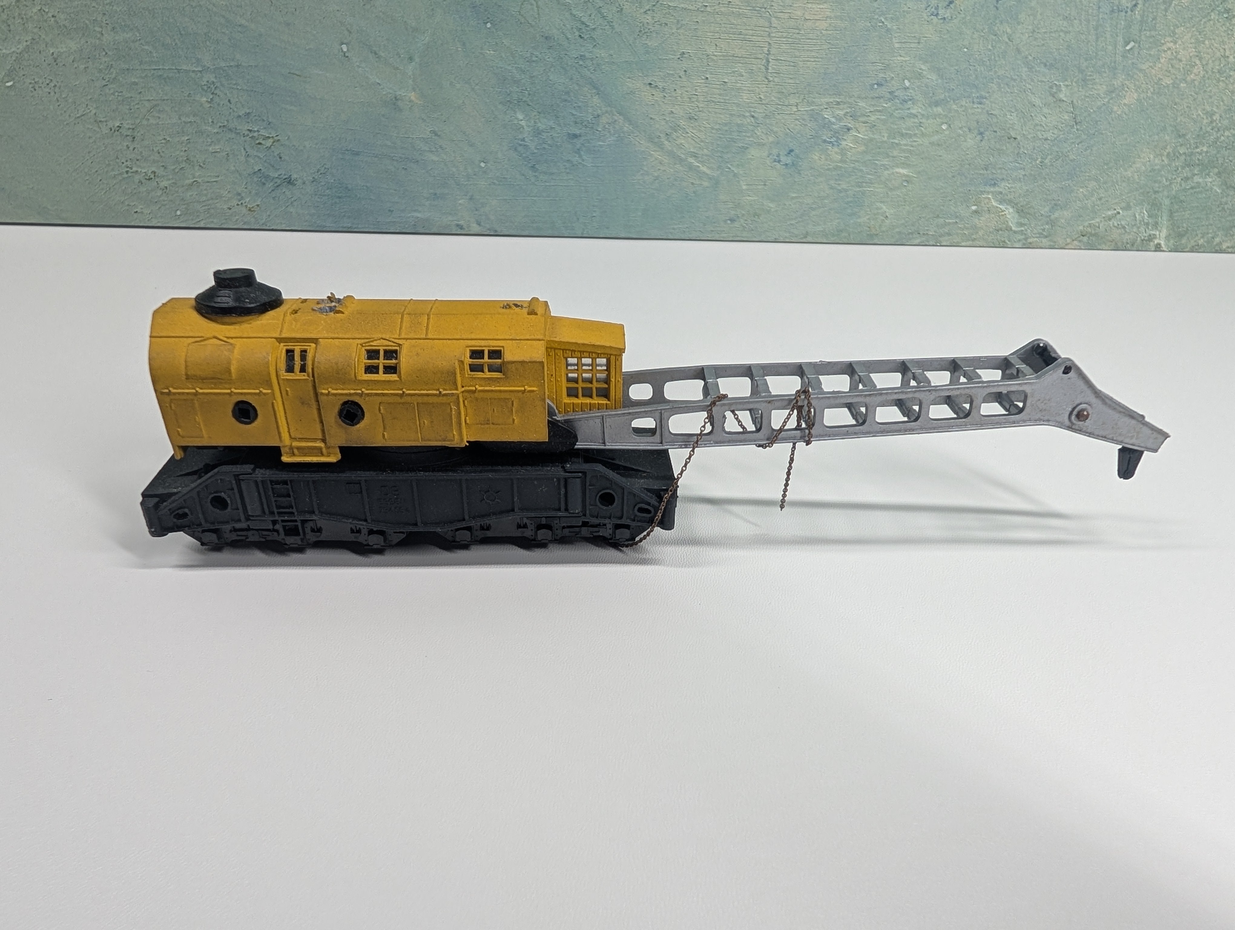 USED Liliput HO Scale Wrecking Crane Car Missing Parts