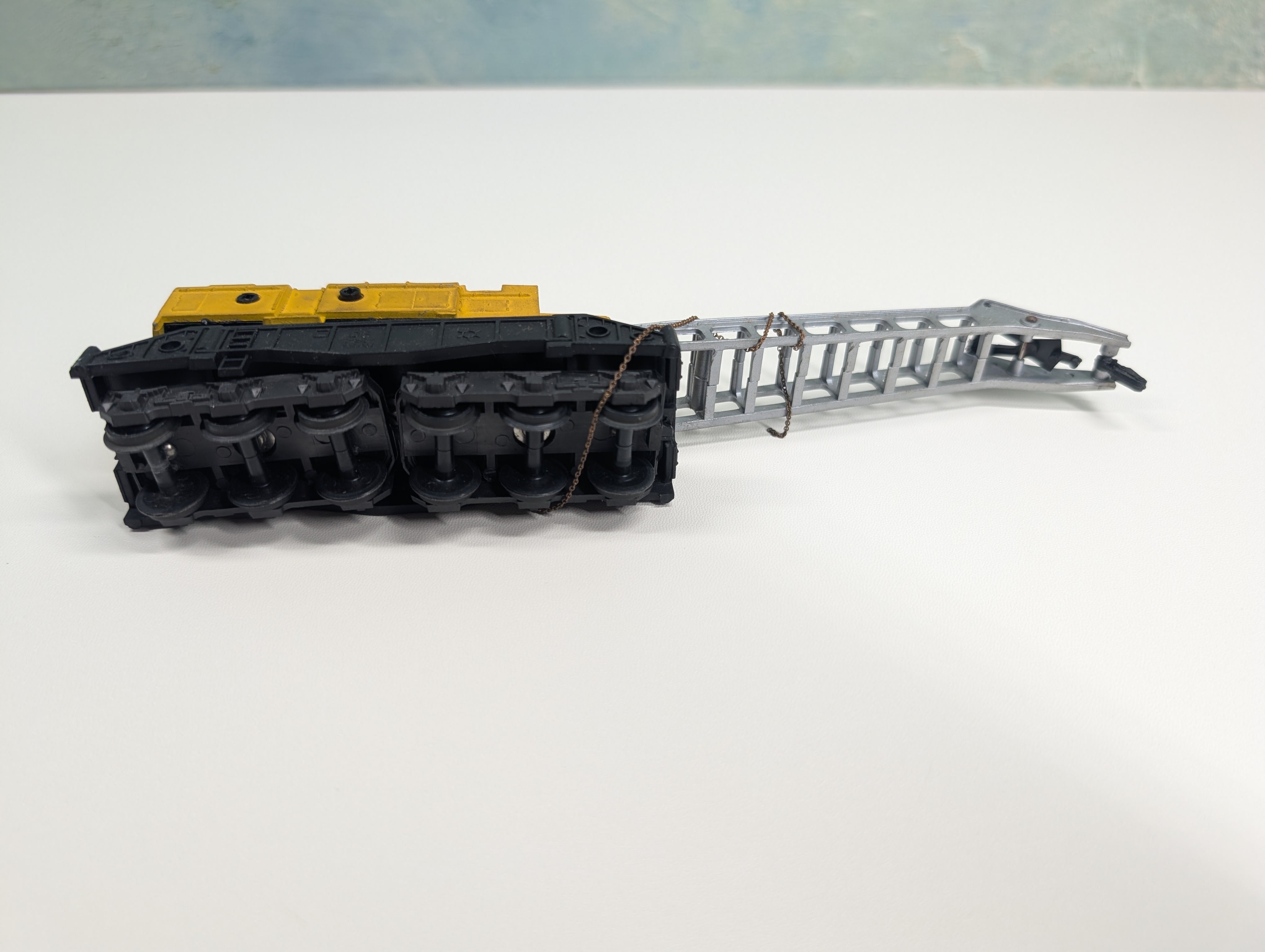 USED Liliput HO Scale Wrecking Crane Car Missing Parts
