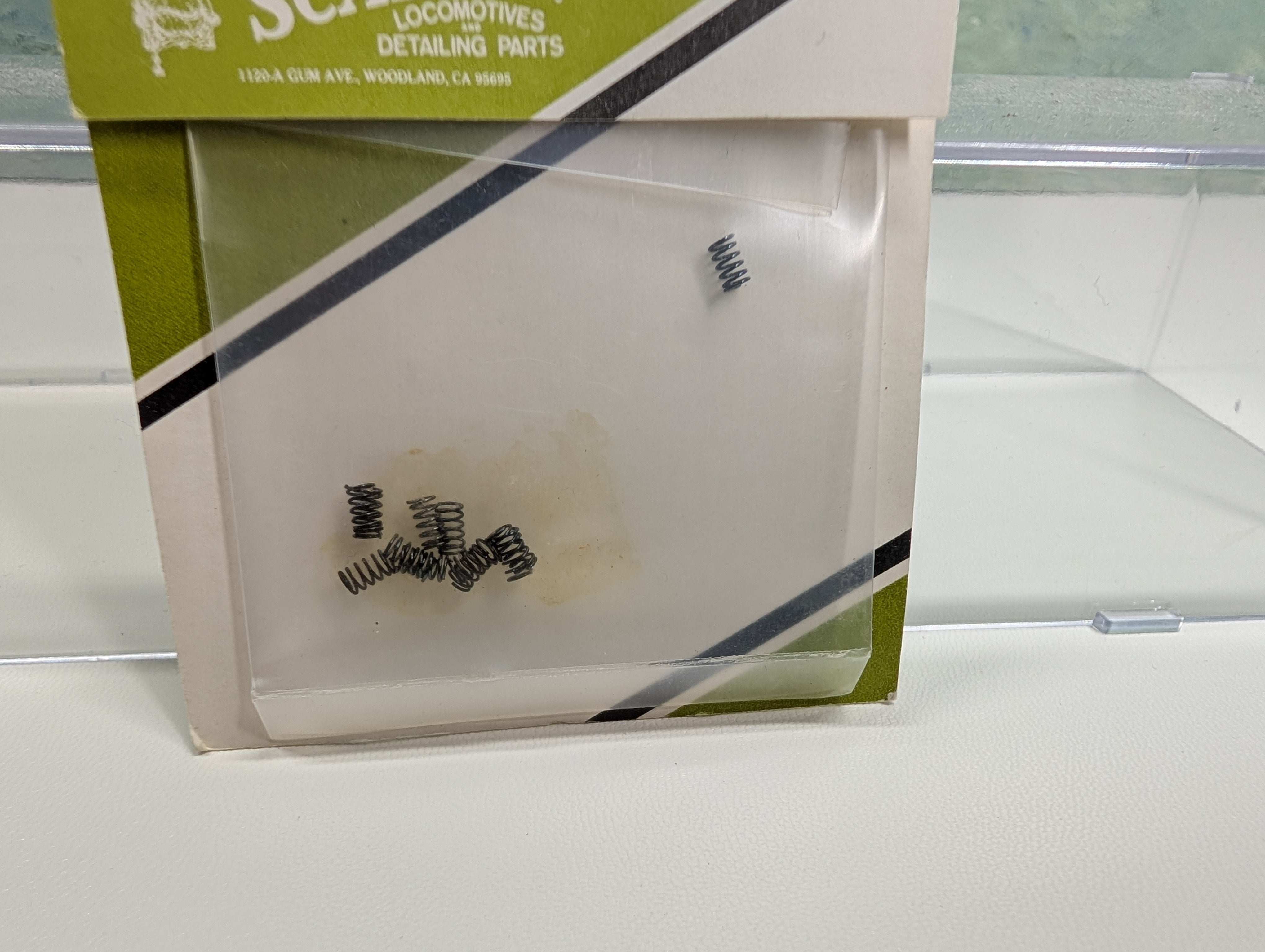 Precision Scale Co 381 HO Scale Springs, .075" Dia x .165", Small Driver Replacement, Detail Parts