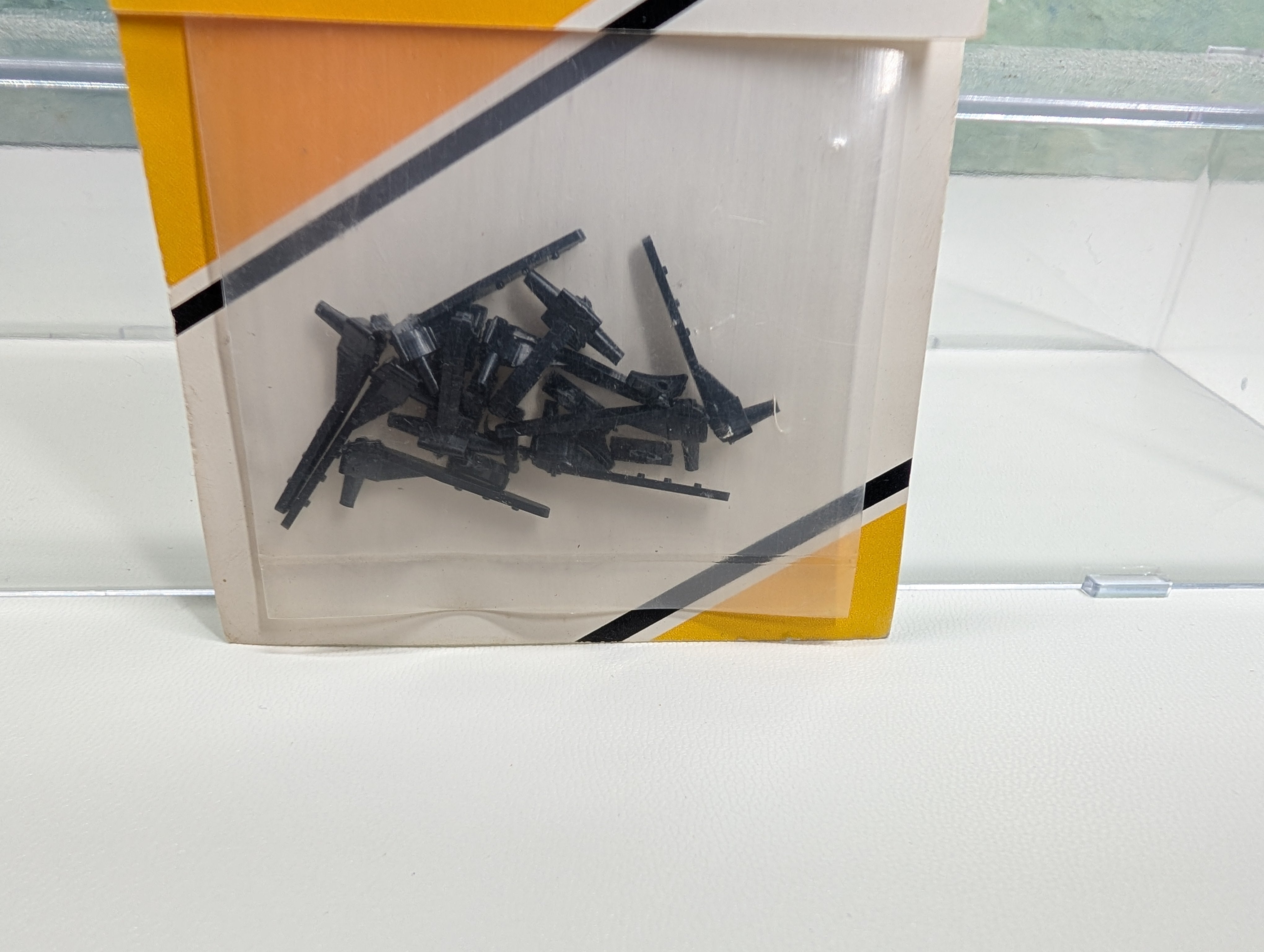 Precision Scale Co 222 HO Scale Black Plastic Locomotive Detail Parts