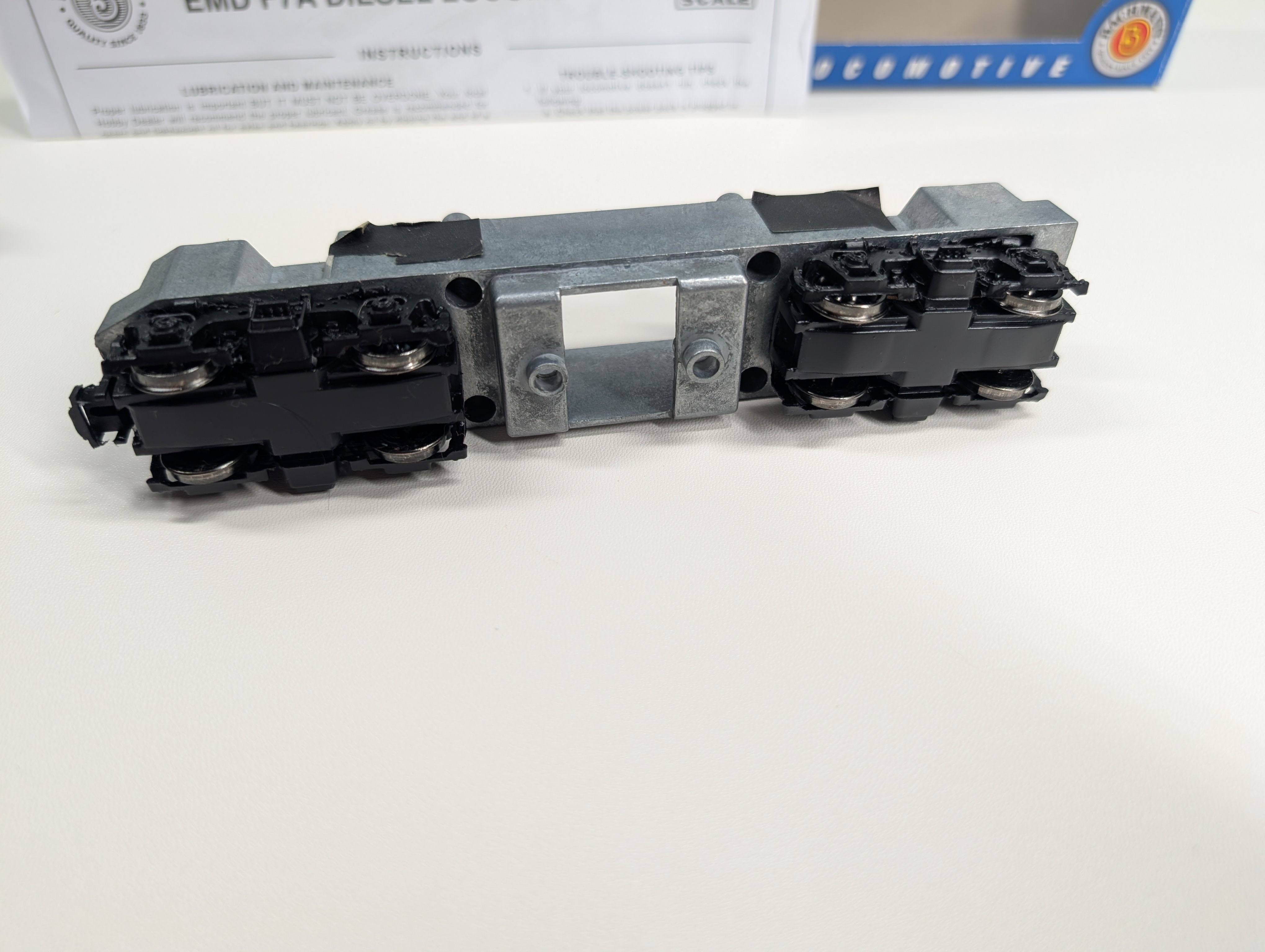 USED Bachmann 63001 HO Scale EMD F7-A Locomotive Pennsylvania 9654 Parts & Shell Only