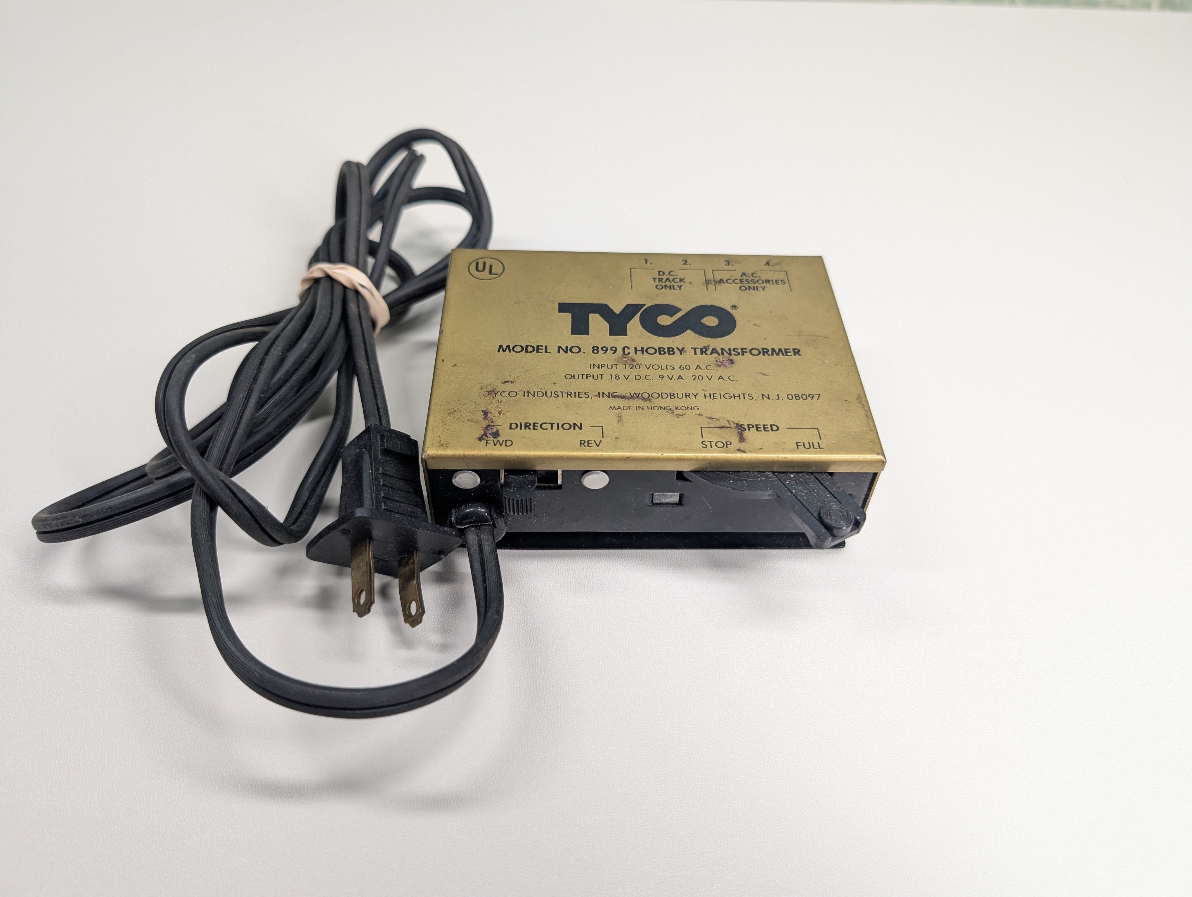 USED Tyco MULTI Scale Metal Hobby Track Transformer (HO & N) Tested