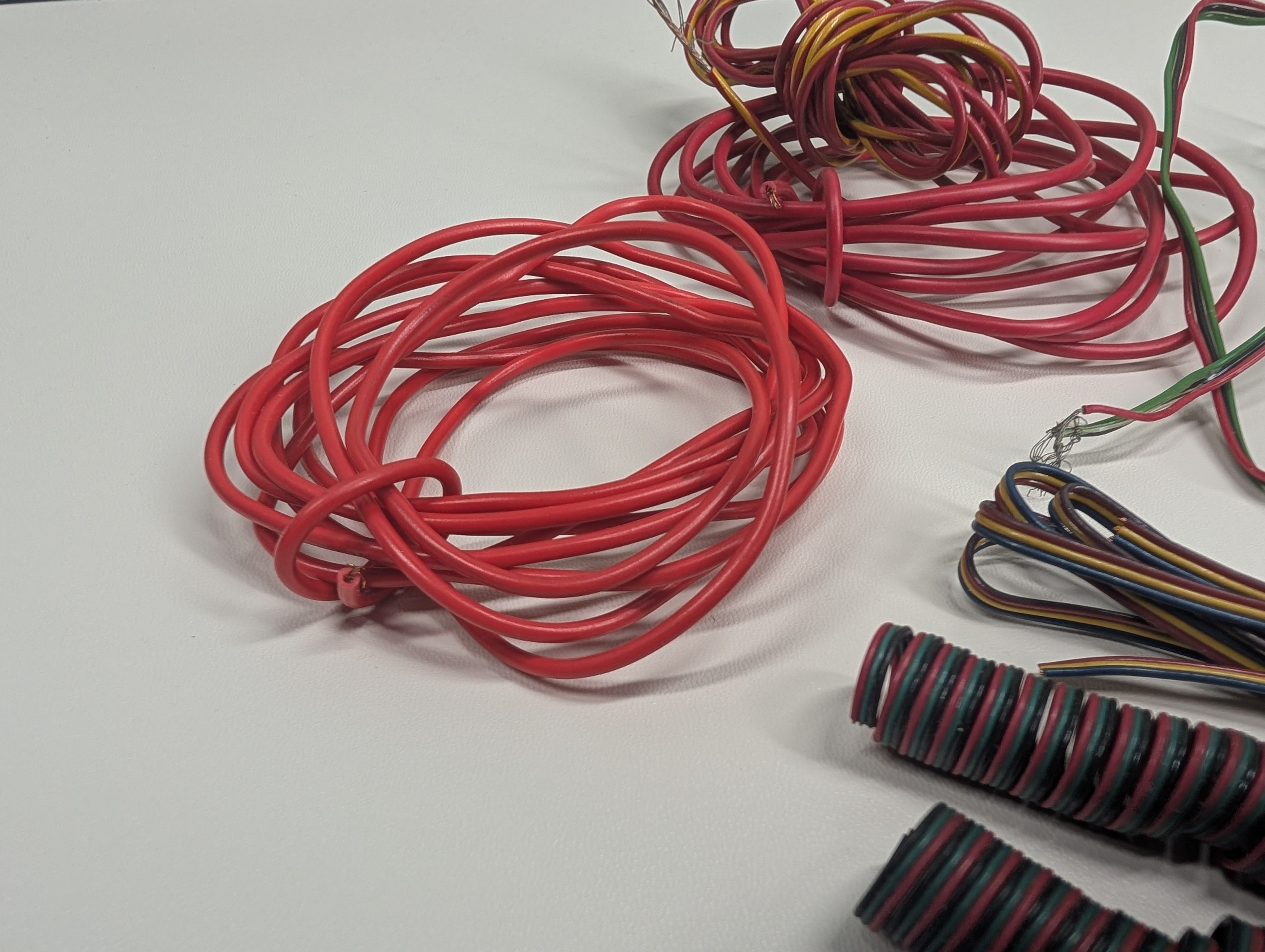 USED MULTI Scale Lot of Smaller Gauge Wire for Model Train Accessories