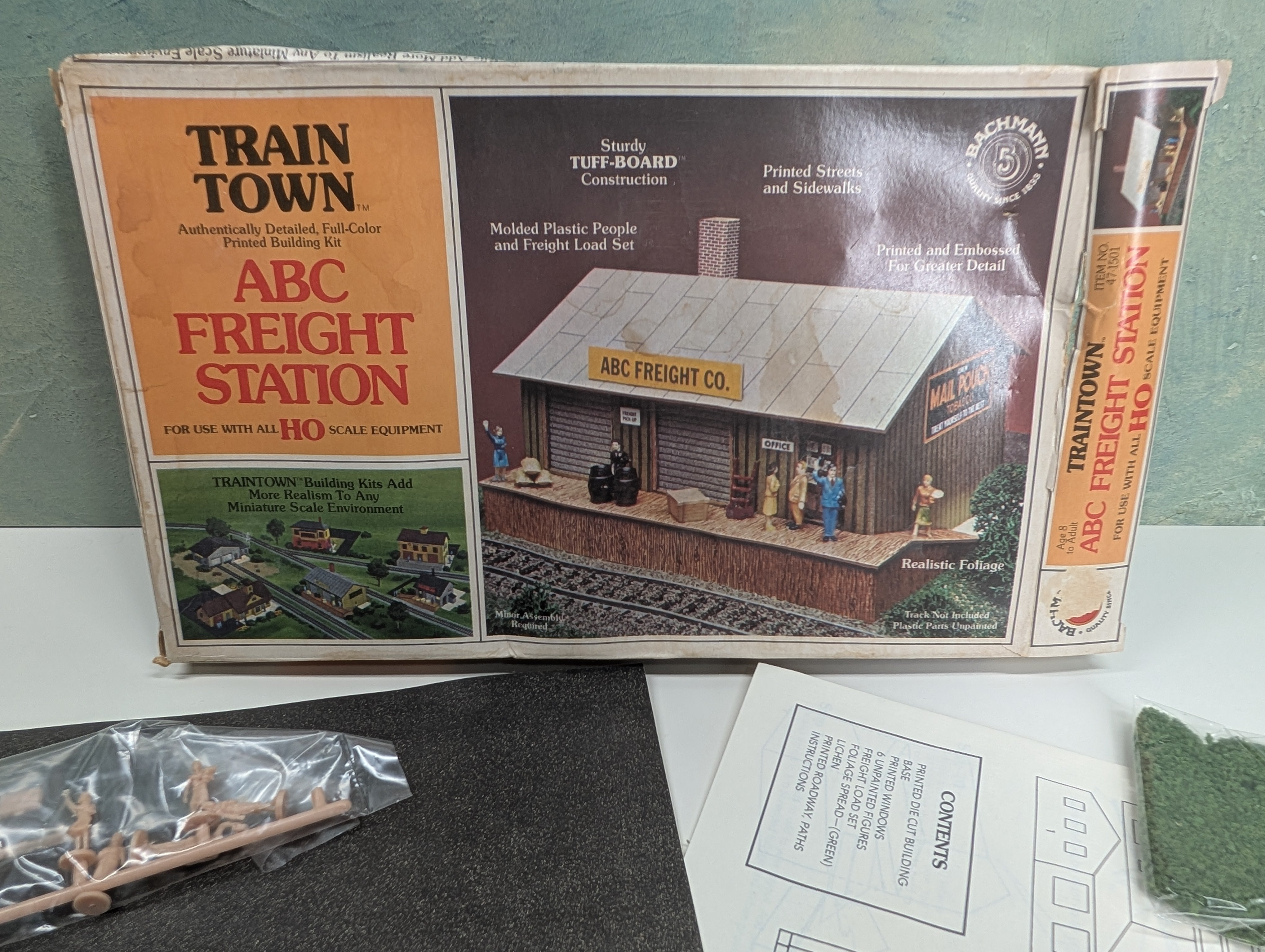 USED Bachmann 47-1501 HO Scale ABC Freight Station KIT