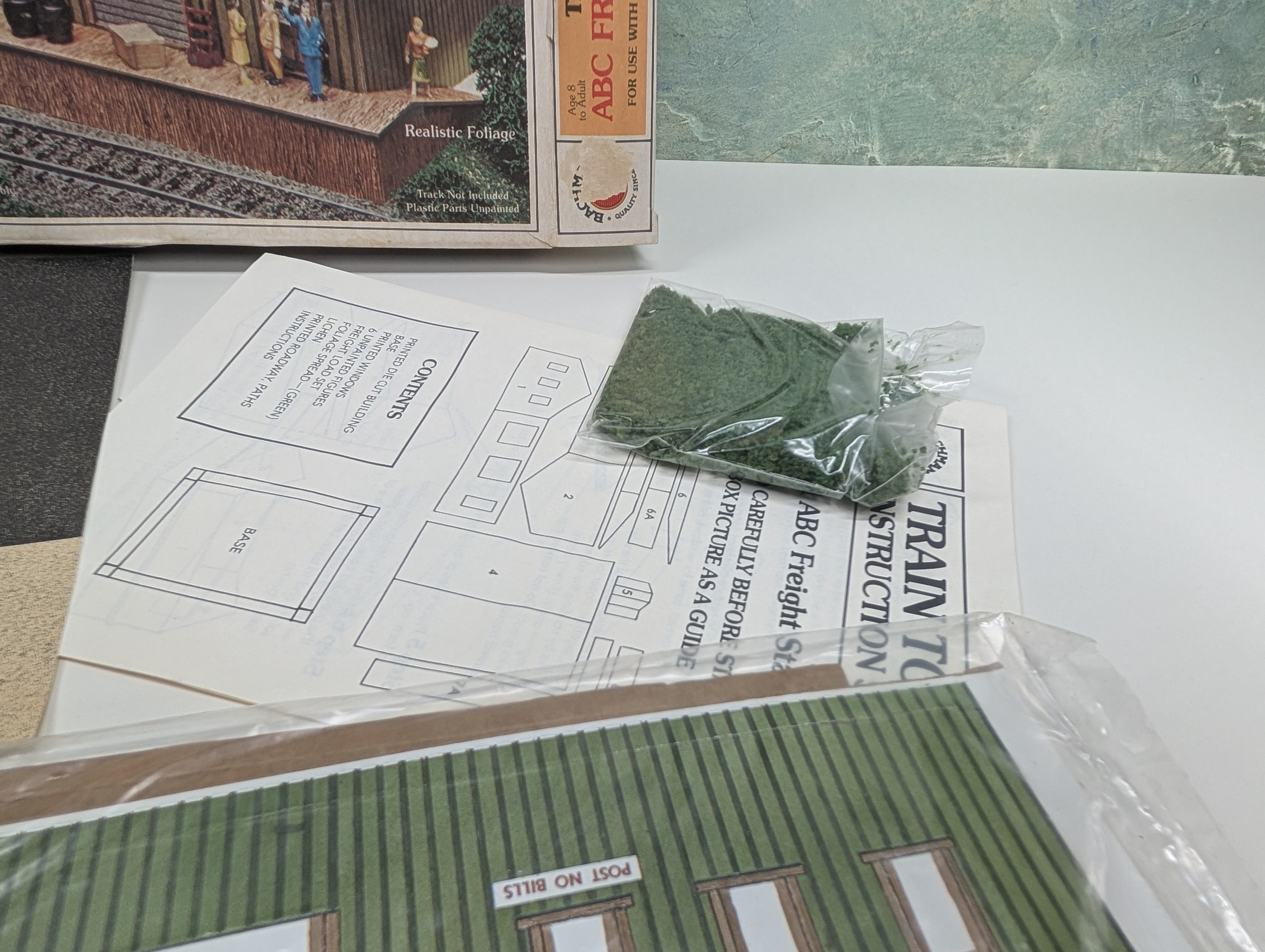 USED Bachmann 47-1501 HO Scale ABC Freight Station KIT