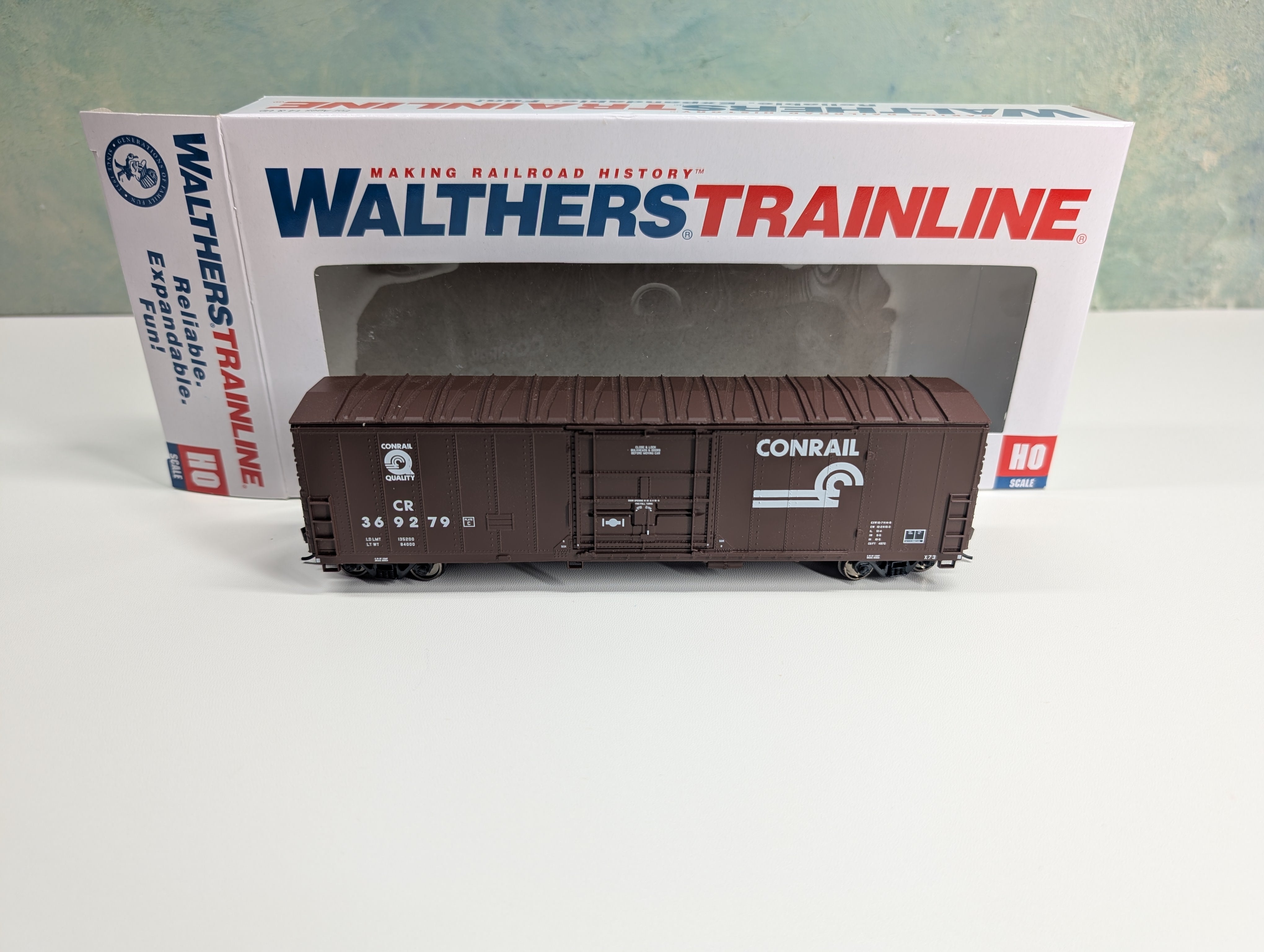 USED WalthersTrainline 931-1803 HO Scale 50' Insulated Box Car Conrail CR #369279