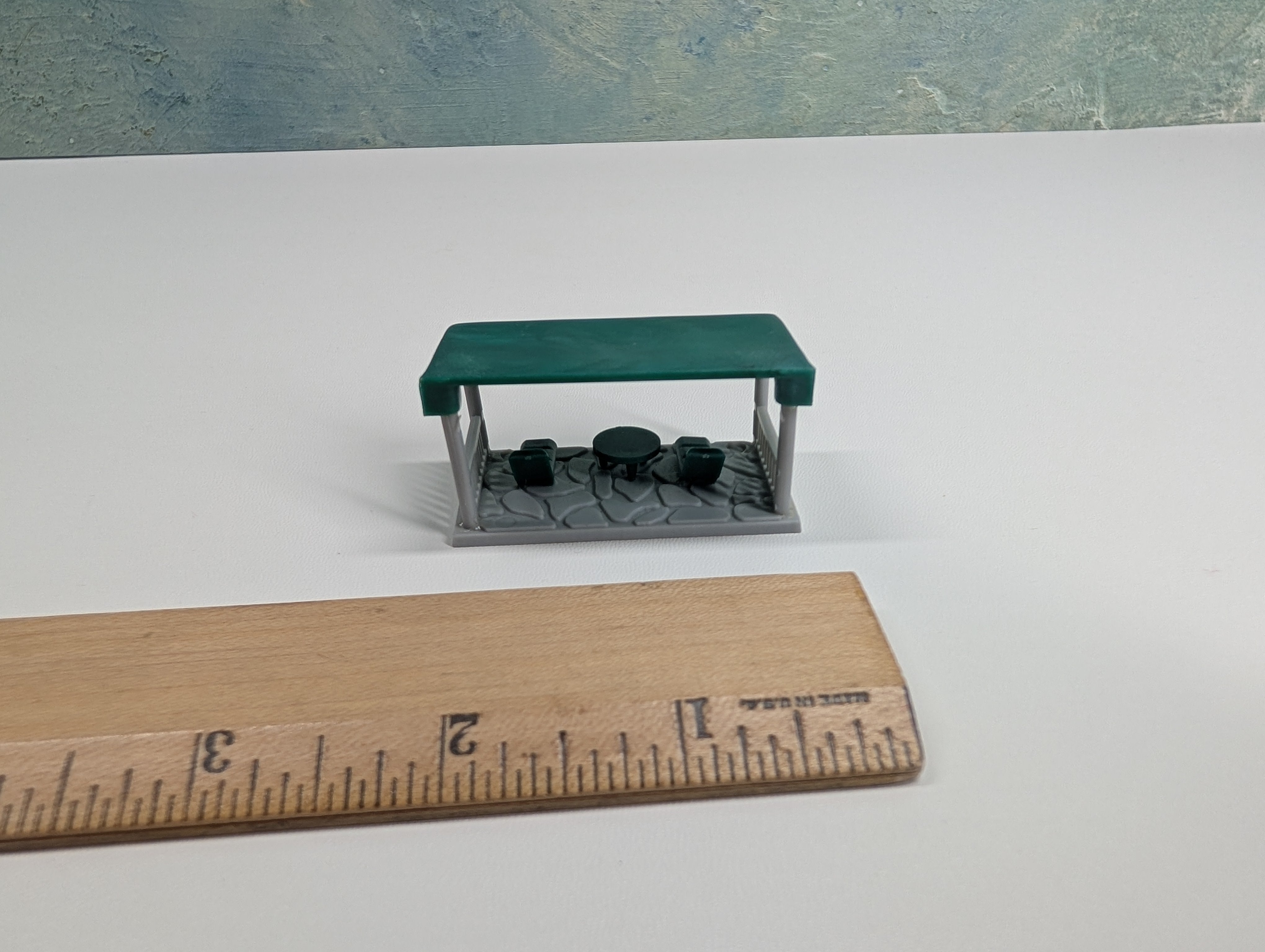 USED HO Scale Small Stone Patio