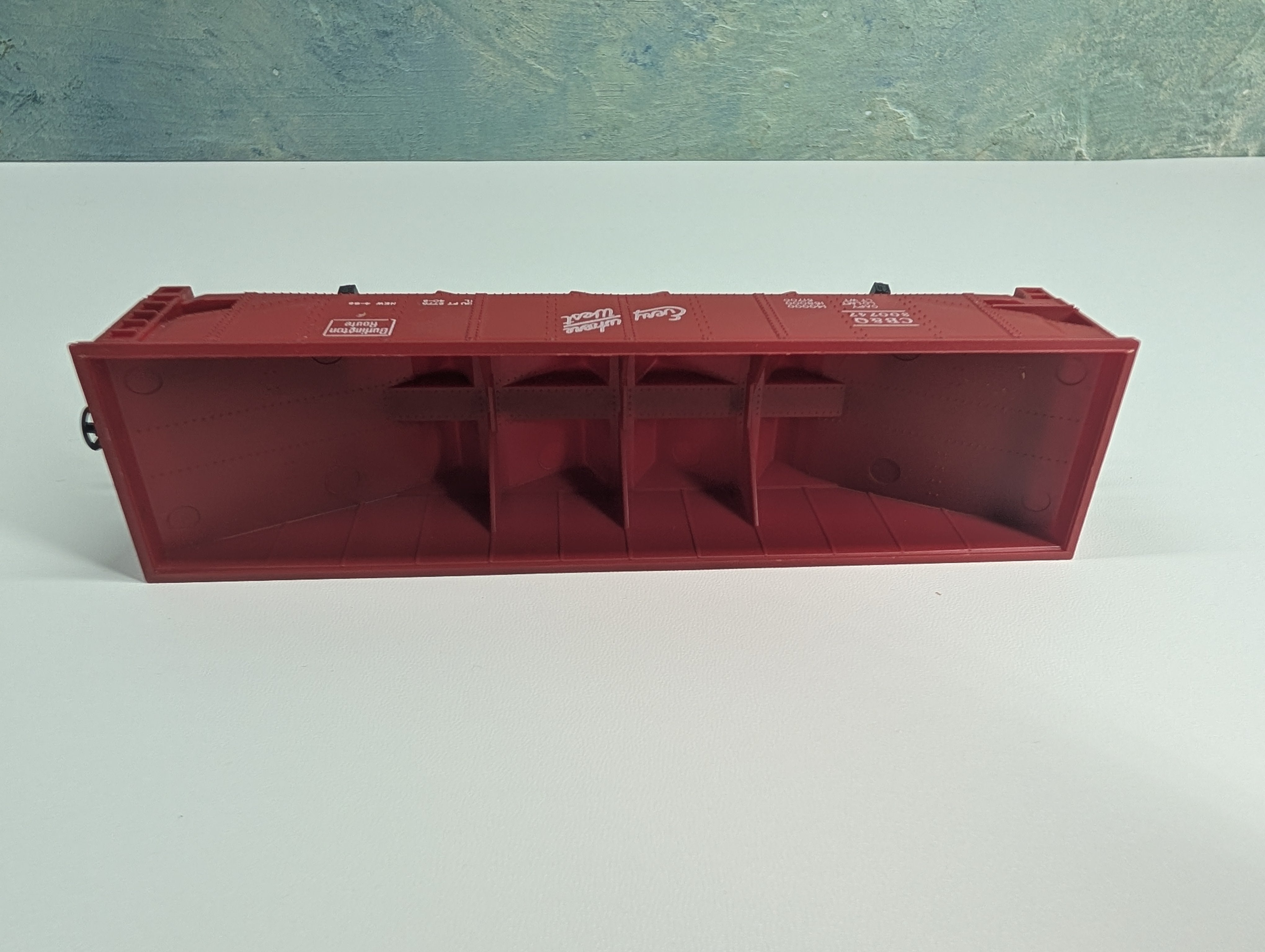 USED Tyco HO Scale Open Hopper Burlington CB&Q #300747