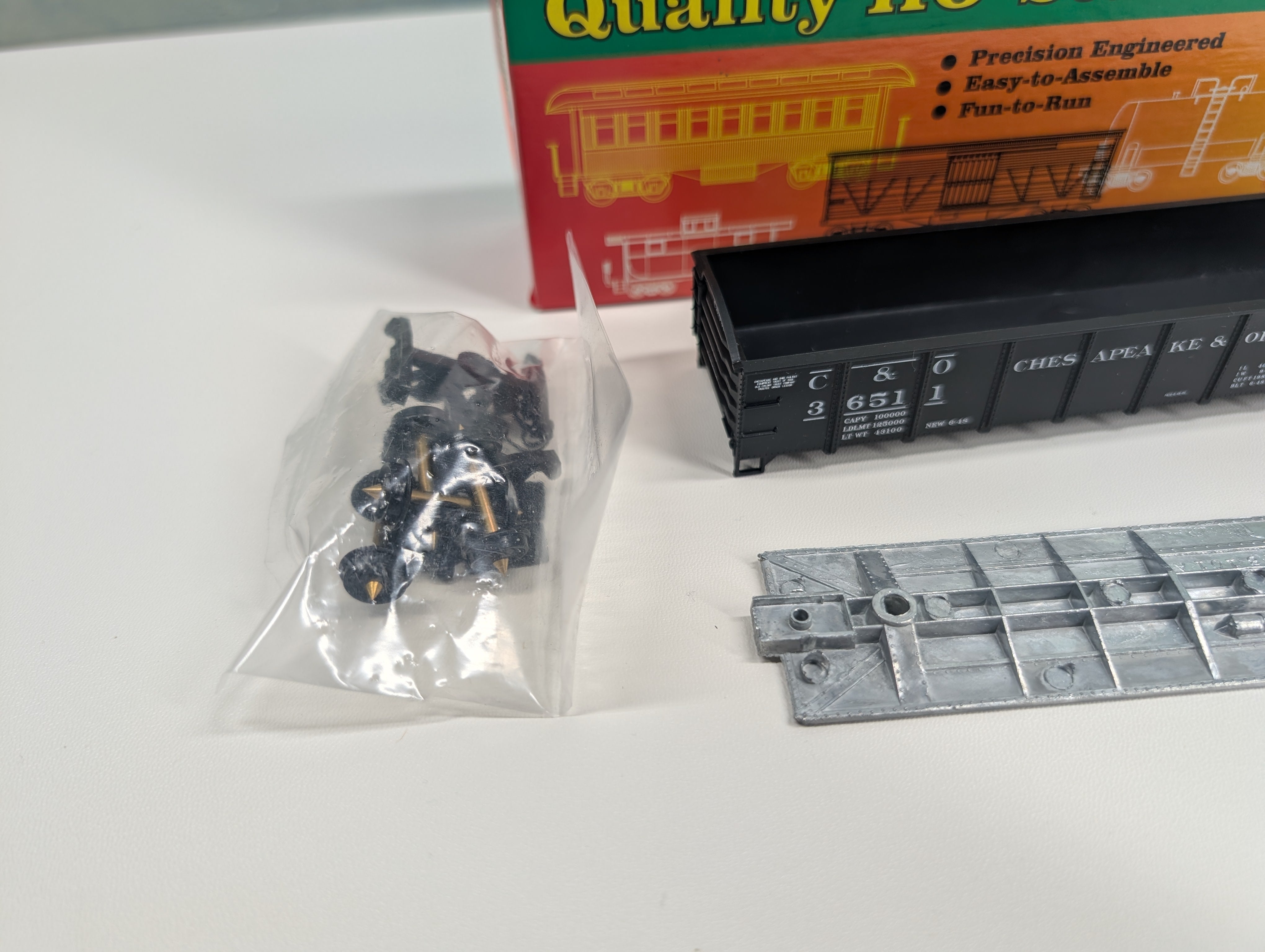 USED Roundhouse HO Scale 40' Gondola Chesapeake and Ohio C&O #36511 KIT