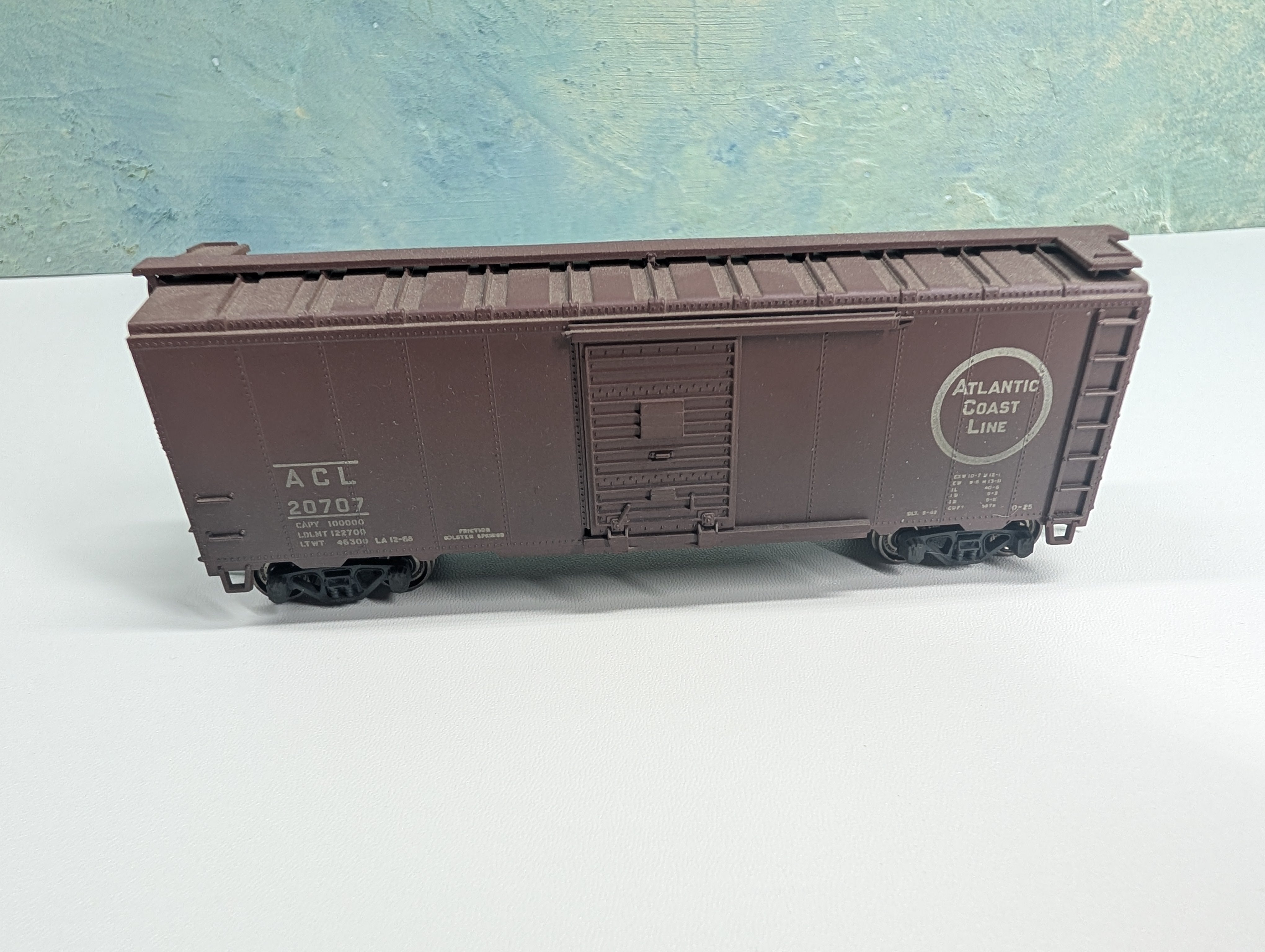 USED Athearn HO Scale 40' Box Car Atlantic Coast Line ACL #20707 Weathered