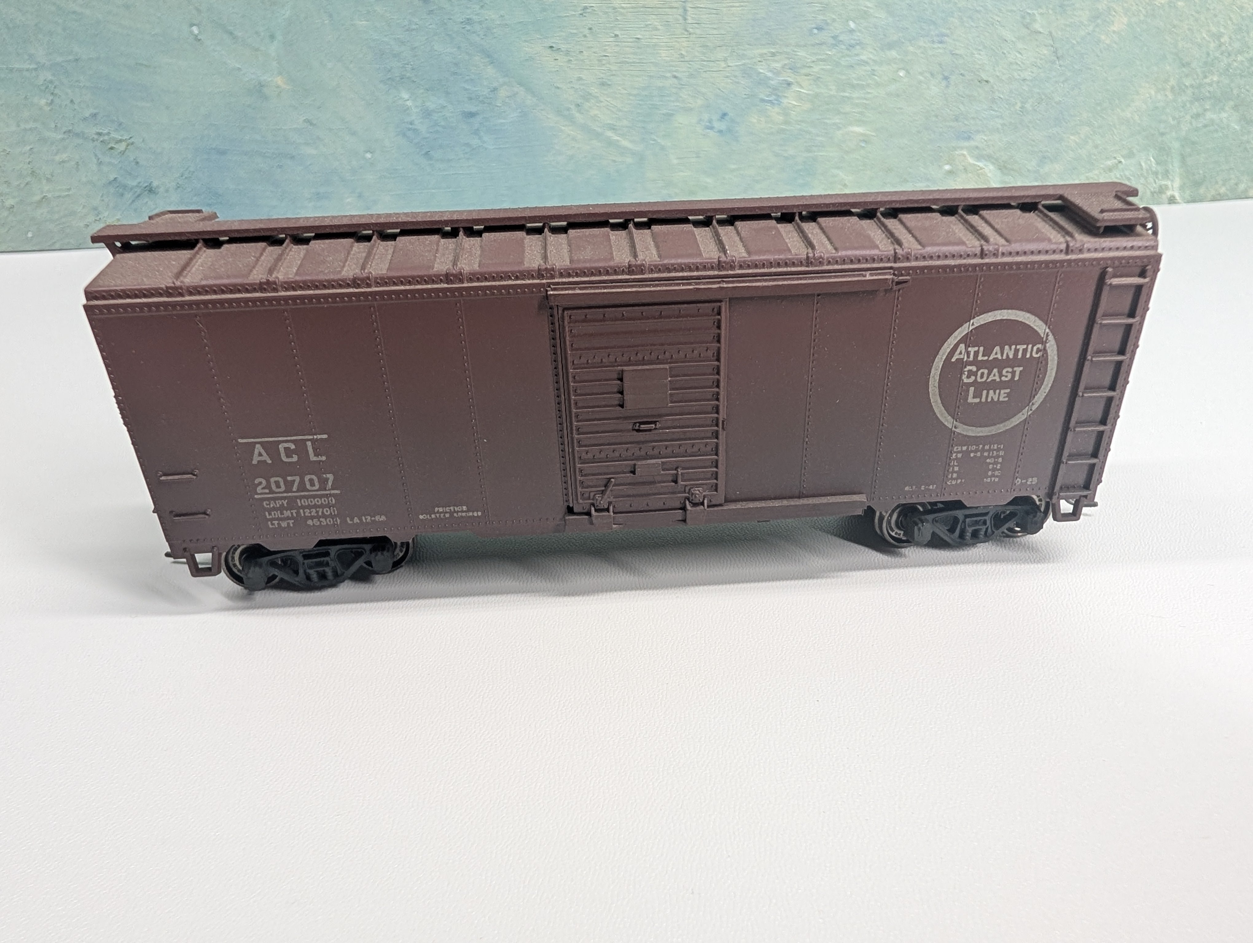 USED Athearn HO Scale 40' Box Car Atlantic Coast Line ACL #20707 Weathered