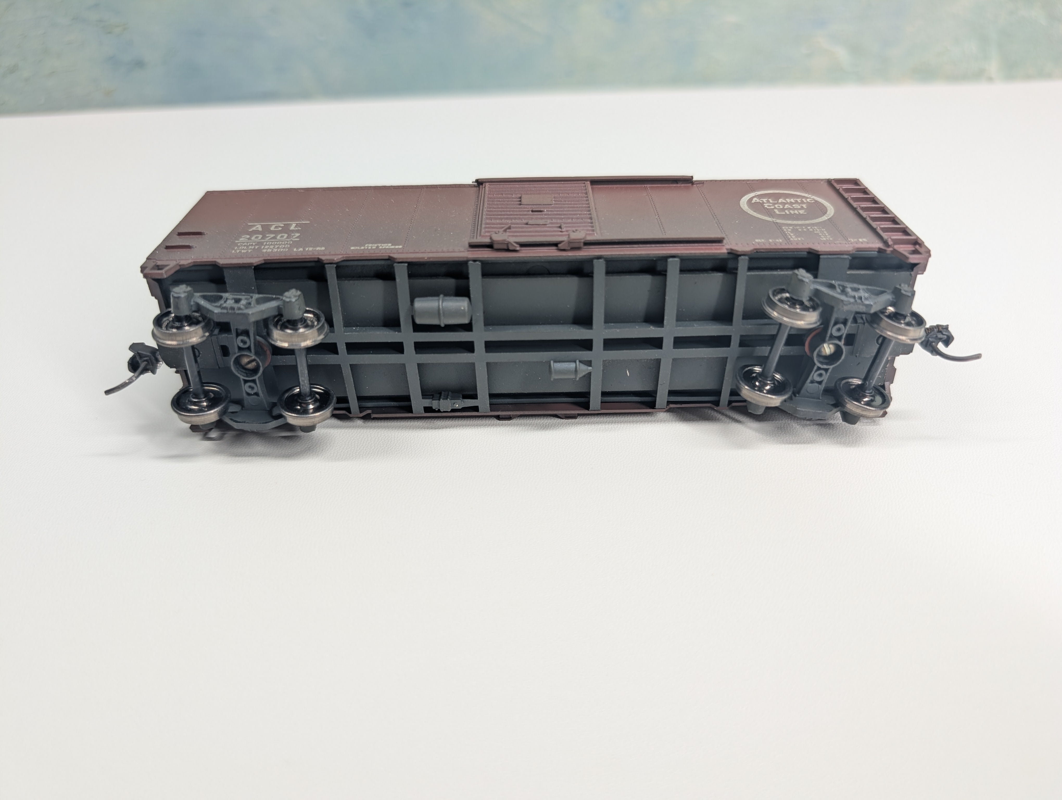 USED Athearn HO Scale 40' Box Car Atlantic Coast Line ACL #20707 Weathered