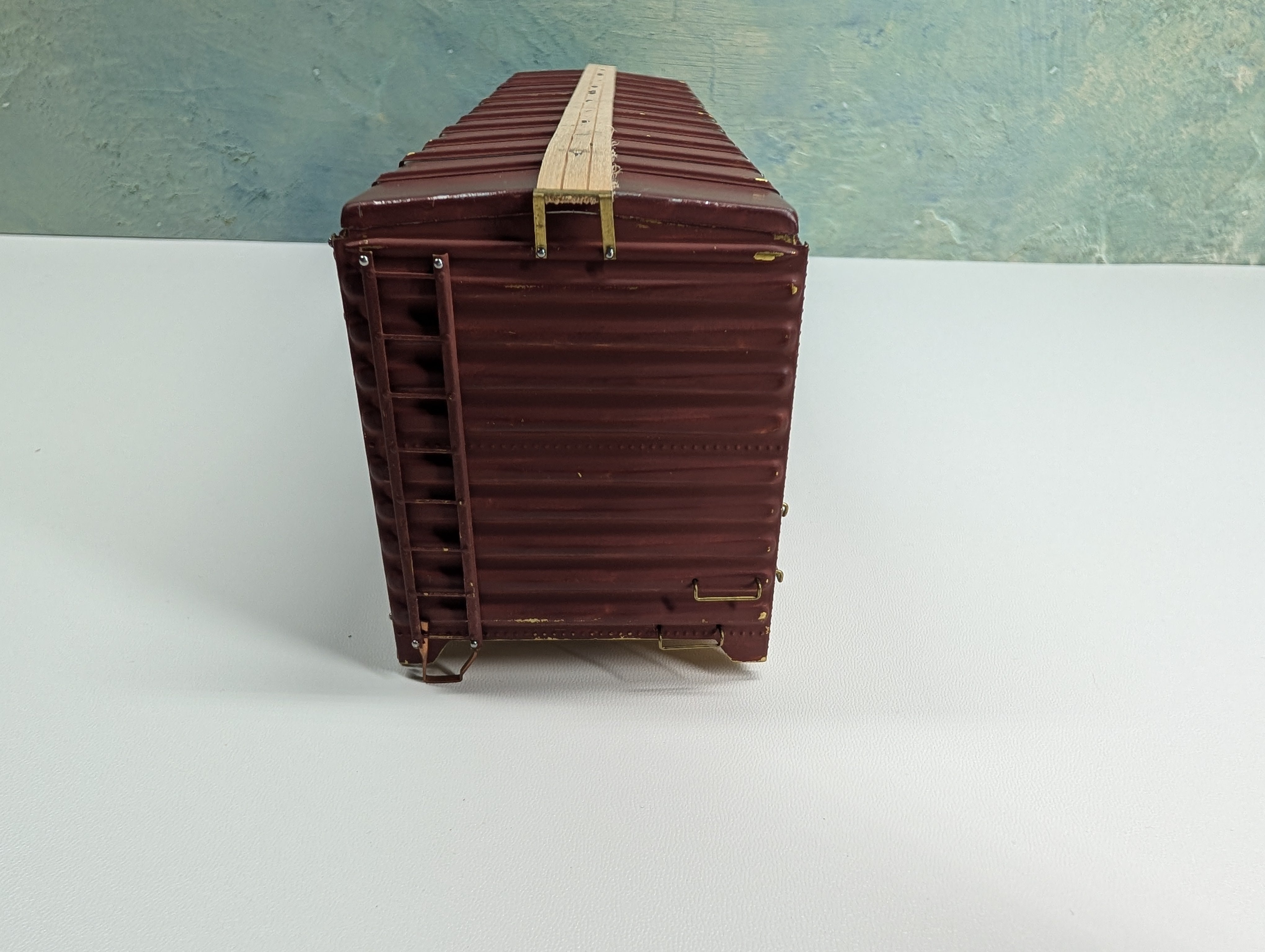 USED The All-Nation Line 6612 O 40' Steel Box Car Lehigh Valley LV #62604 Started KIT