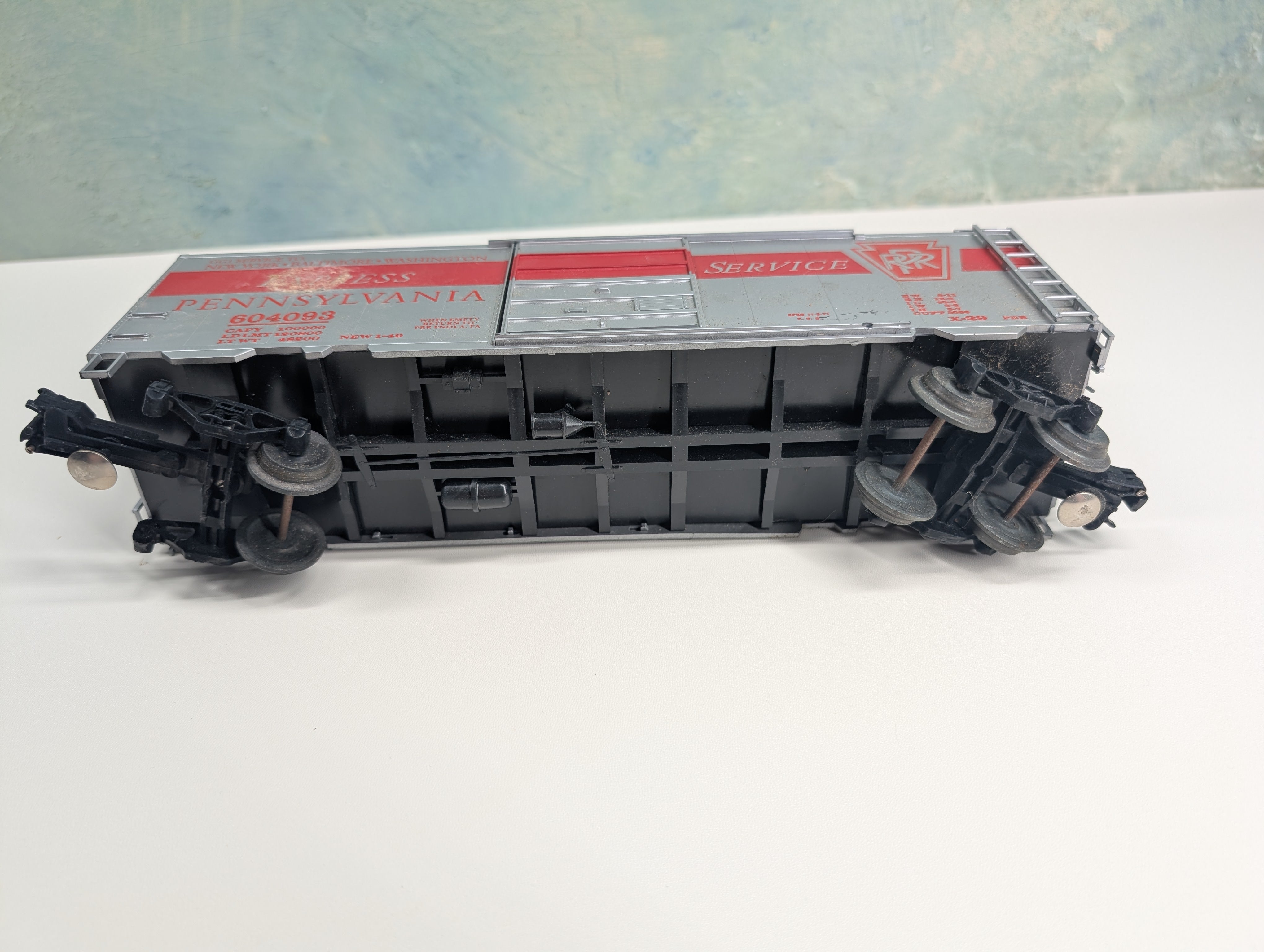 USED Weaver O 40' Box Car Pennsylvania #604093 RGS Limited Edition