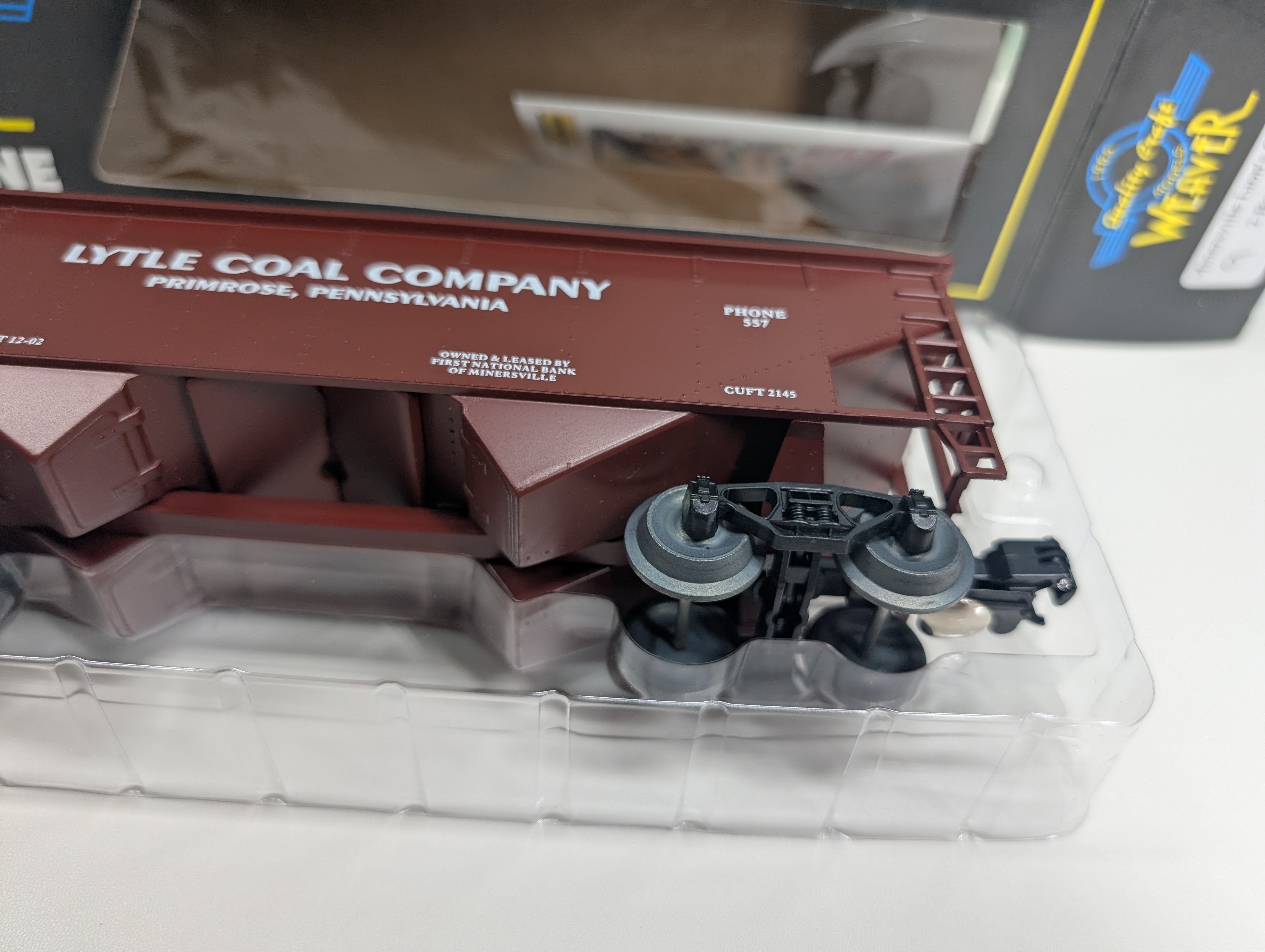 USED Weaver O 2 Bay Offset Hopper Lytle Coal Company PRR #2003 Minersville Lions Club