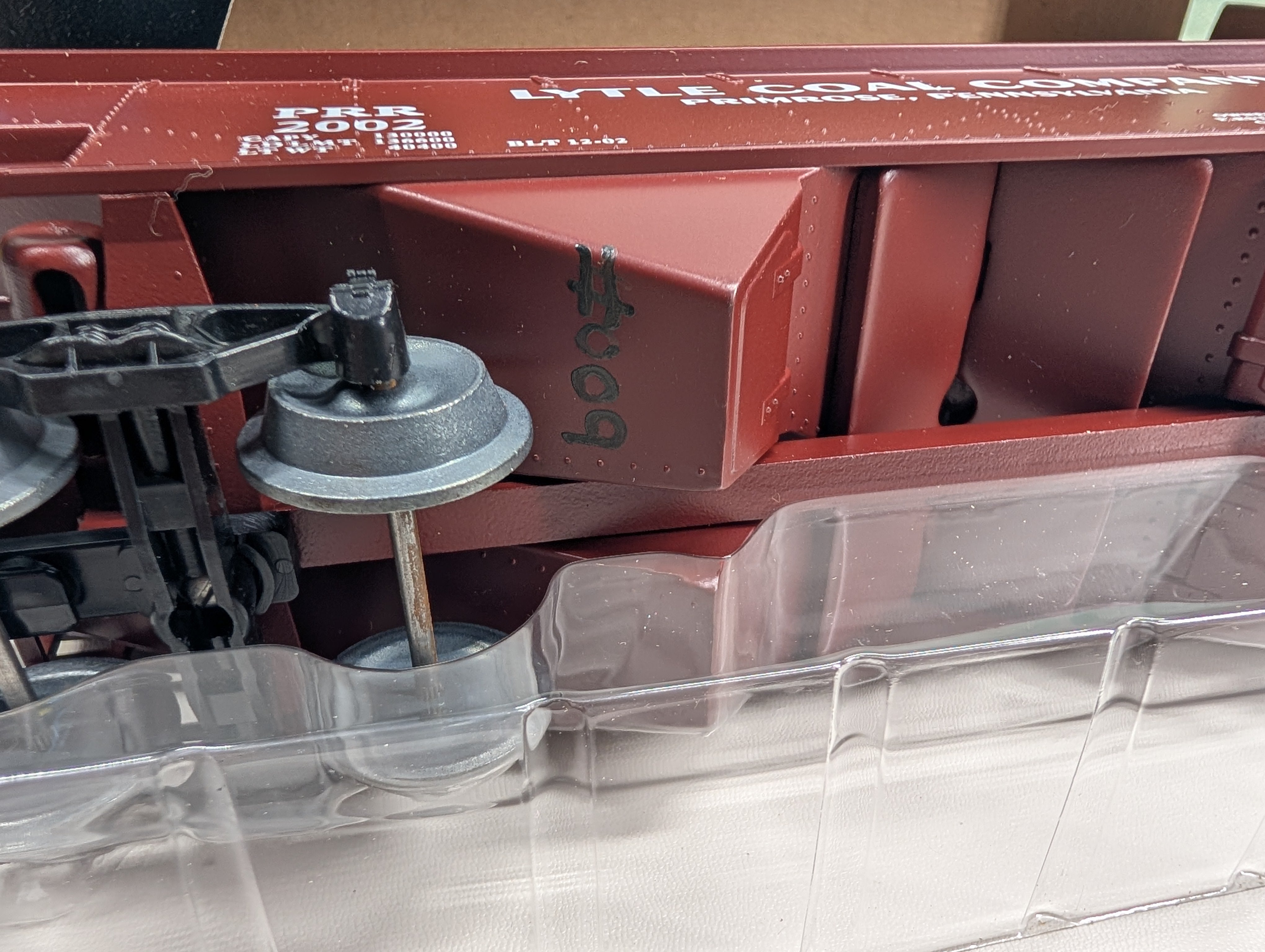 USED Weaver O 2 Bay Offset Hopper Lytle Coal Company PRR #2002 Minersville Lions Club