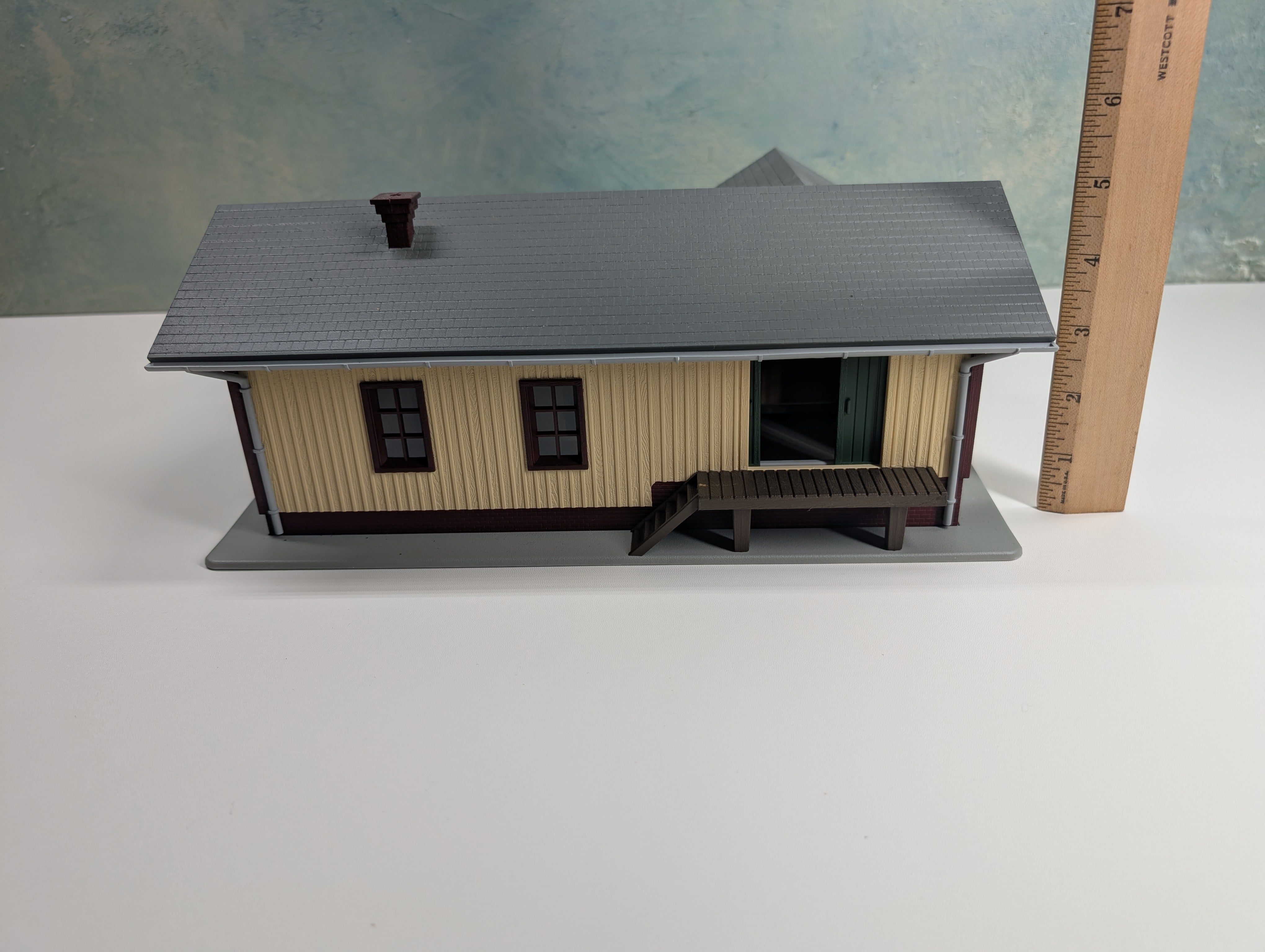 USED MTH Rail King 30-90032 O Fairview Train Depot