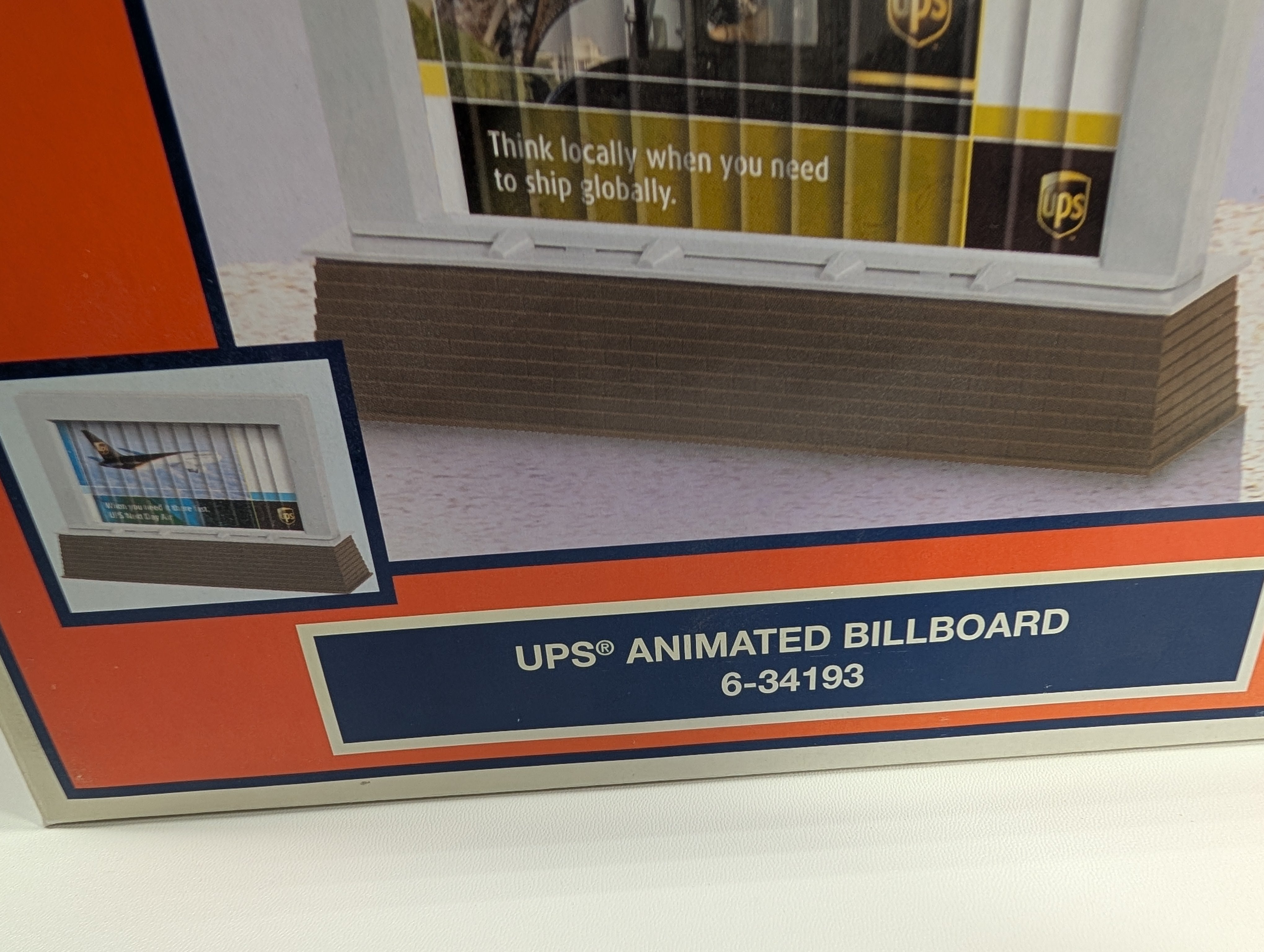 Lionel 6-34193 O UPS Animated Billboard