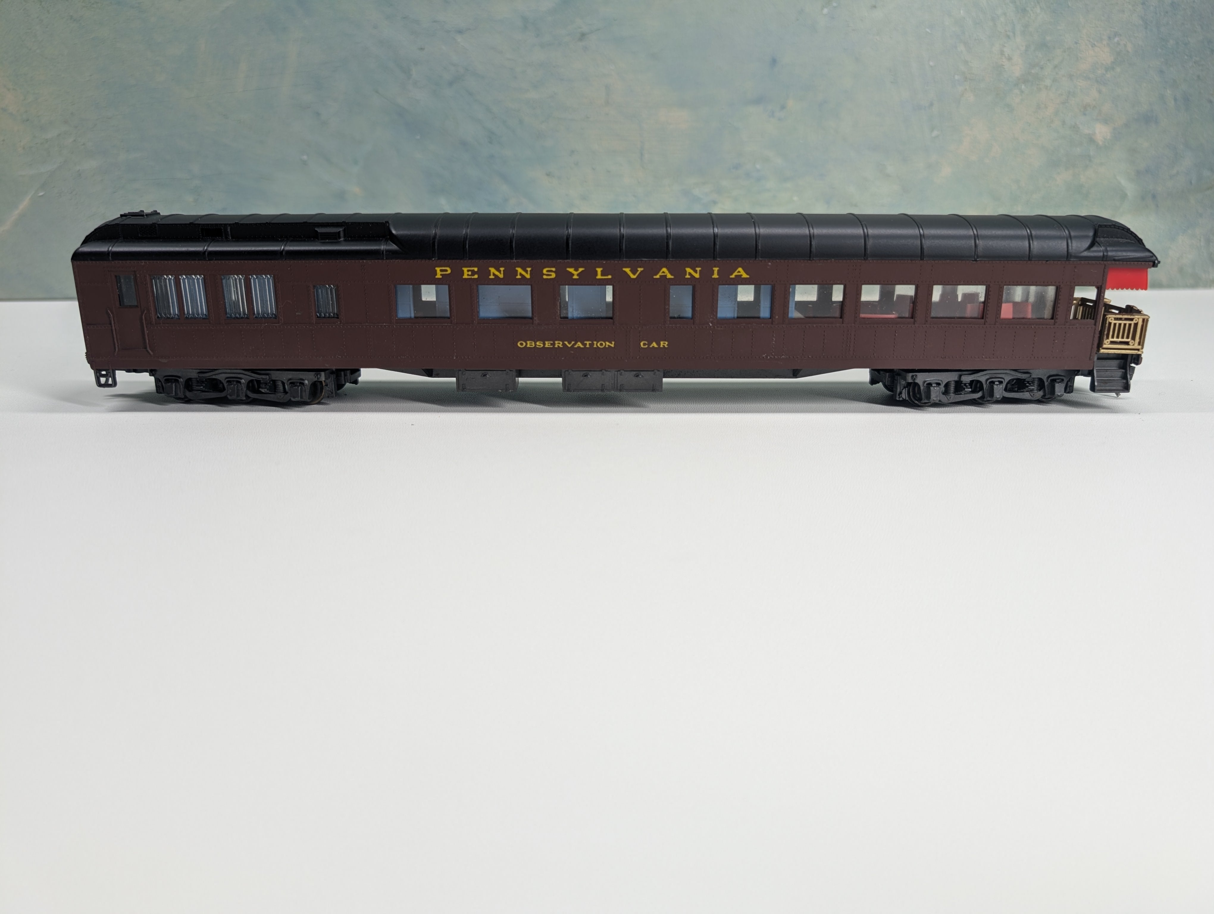USED Rivarossi HO Scale Observation Passenger Car Pennsylvania