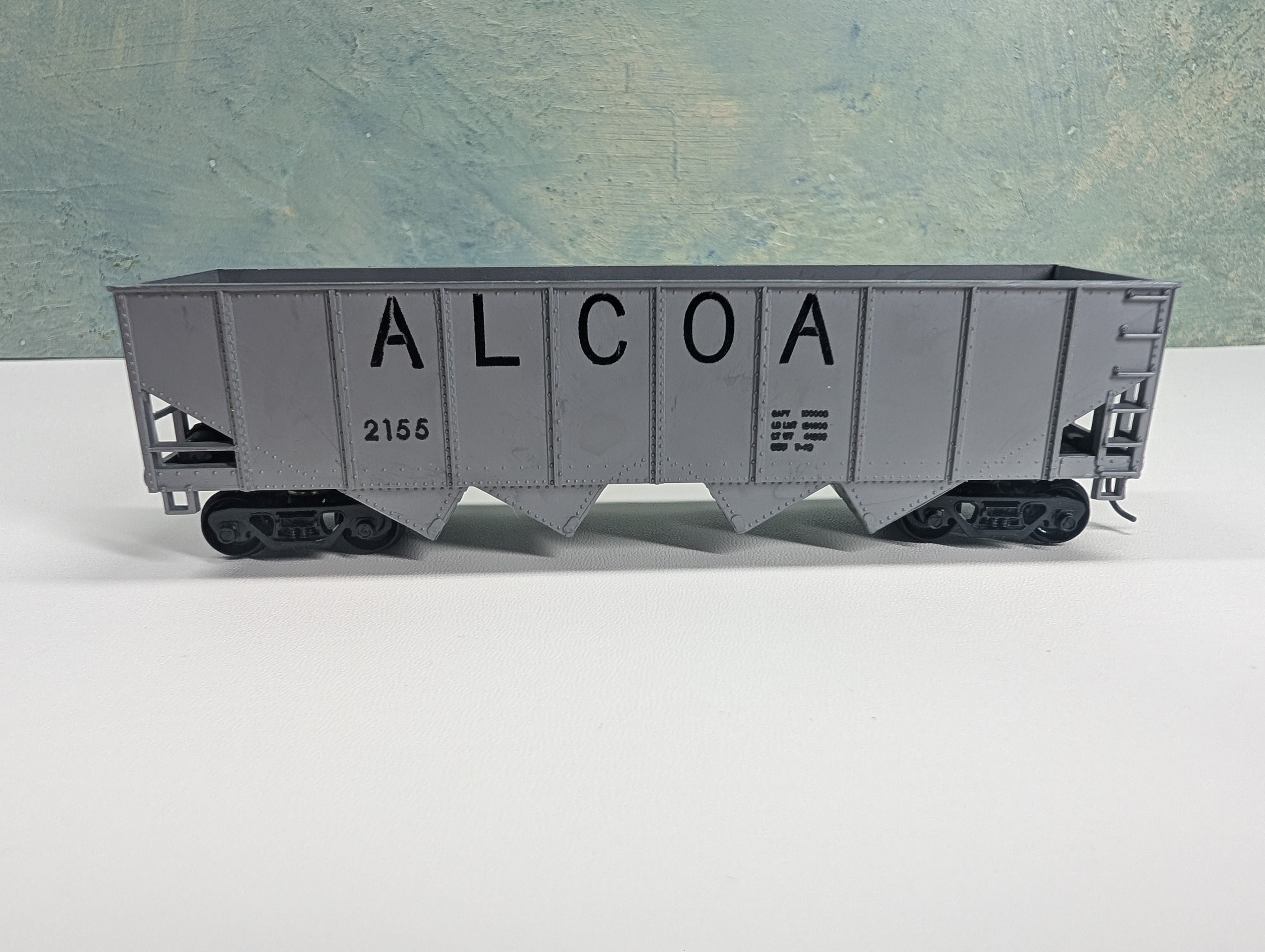 USED HO Scale Quad Hopper Alcoa #2155