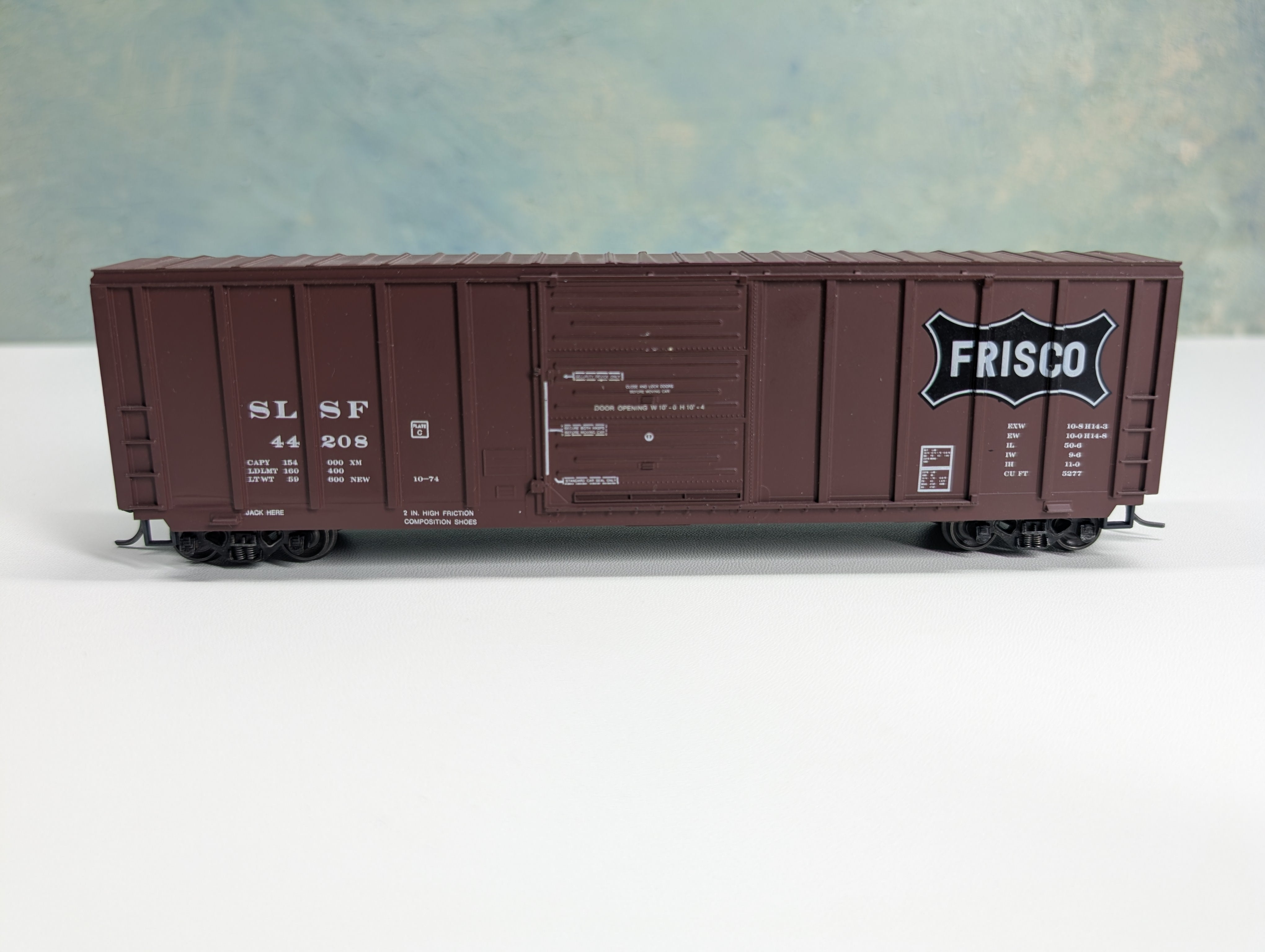 USED Roundhouse HO Scale 50' Hi-Cube OB Box Car Frisco SLSF #44208