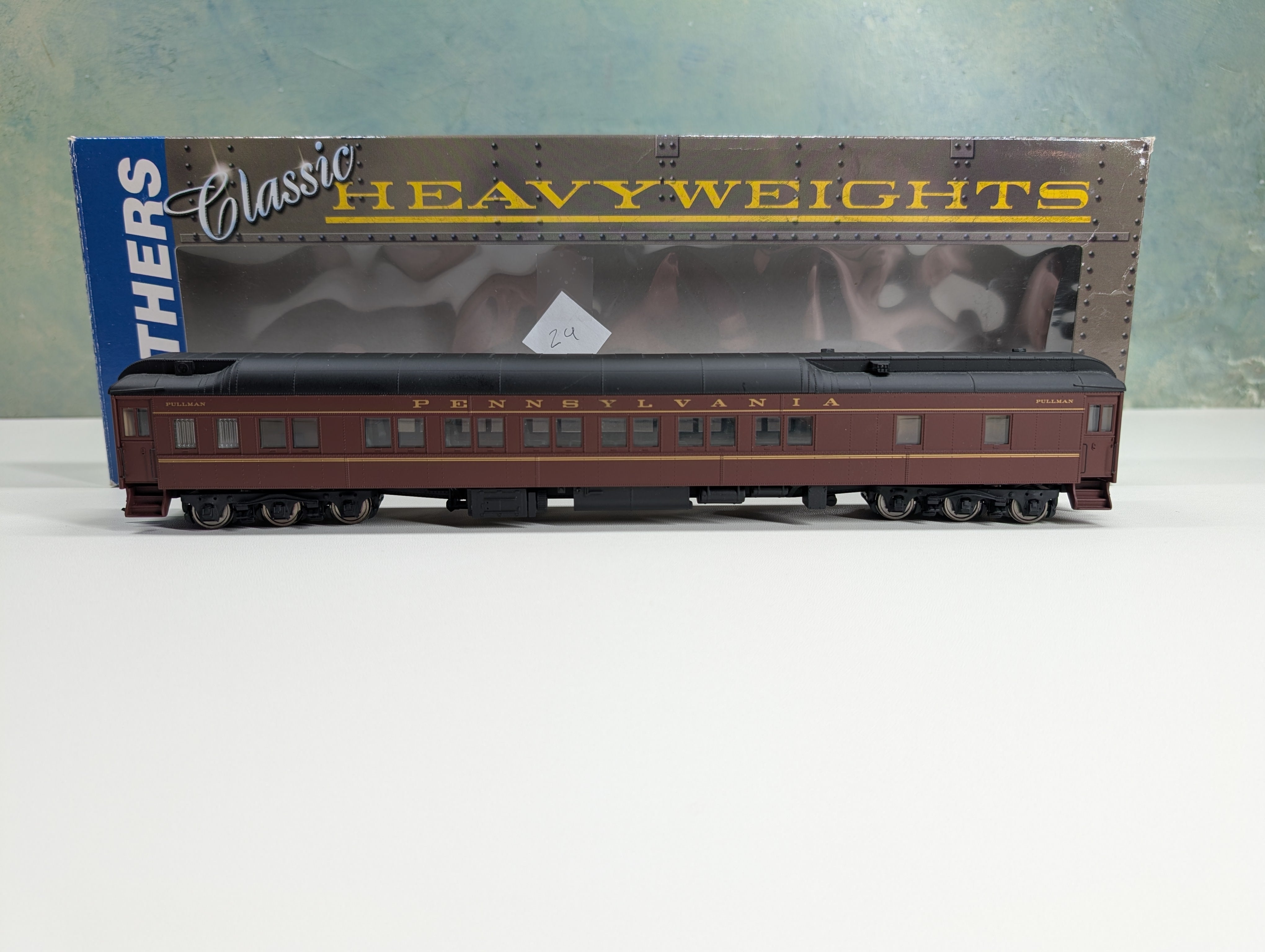USED Walthers 932-10004 HO Scale Pullman Heavyweight Passenger Car Pennsylvania Plan #3410A