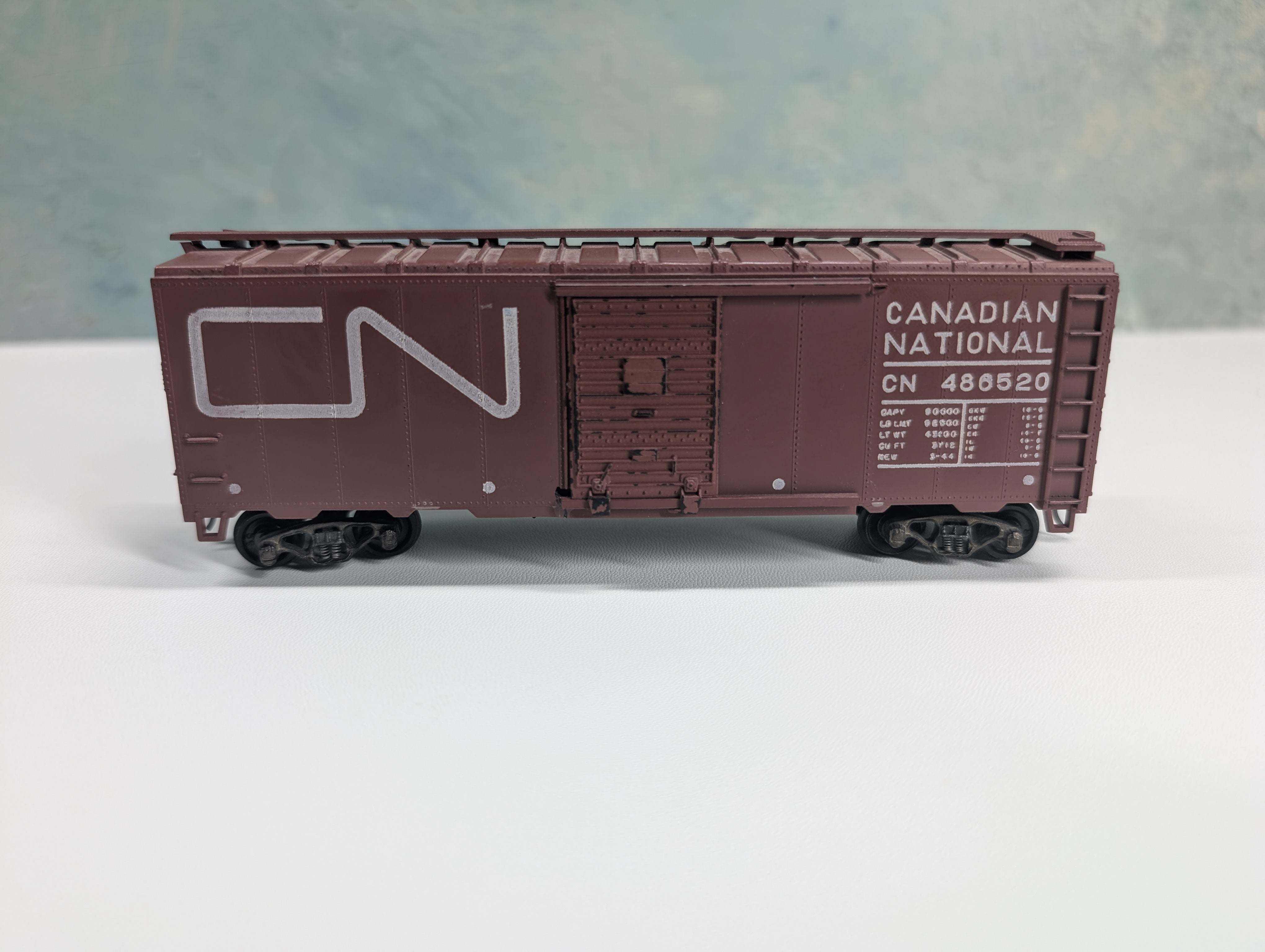 USED Athearn HO Scale 40' Box Car Canadian National CN #486520