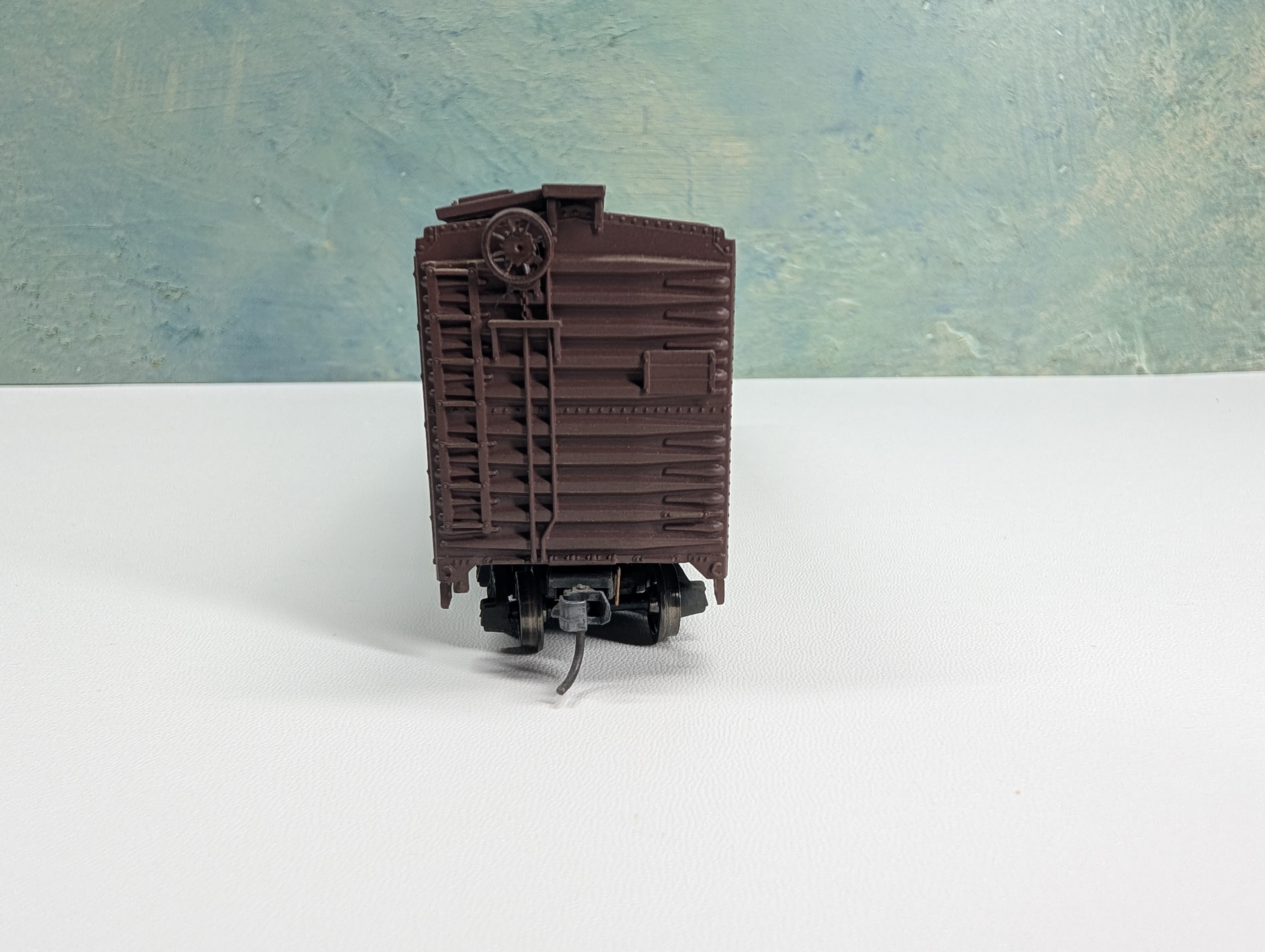 USED Athearn HO Scale 50' SD Box Car Santa Fe ATSF #11074 Custom Weathered