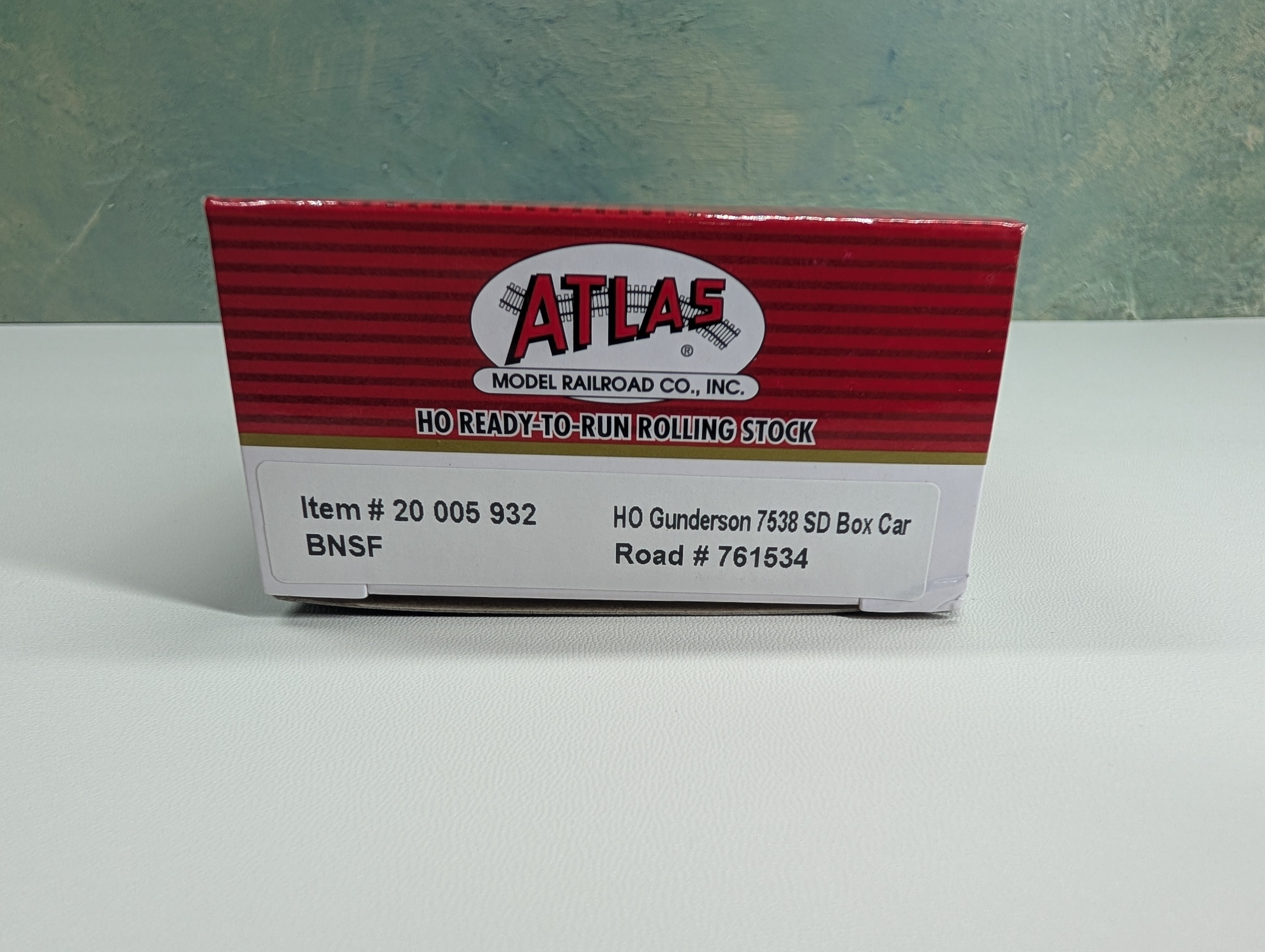 Atlas Master 20005932 HO Scale Gunderson 7538 SD Box Car BNSF #761534 w/ Stripes