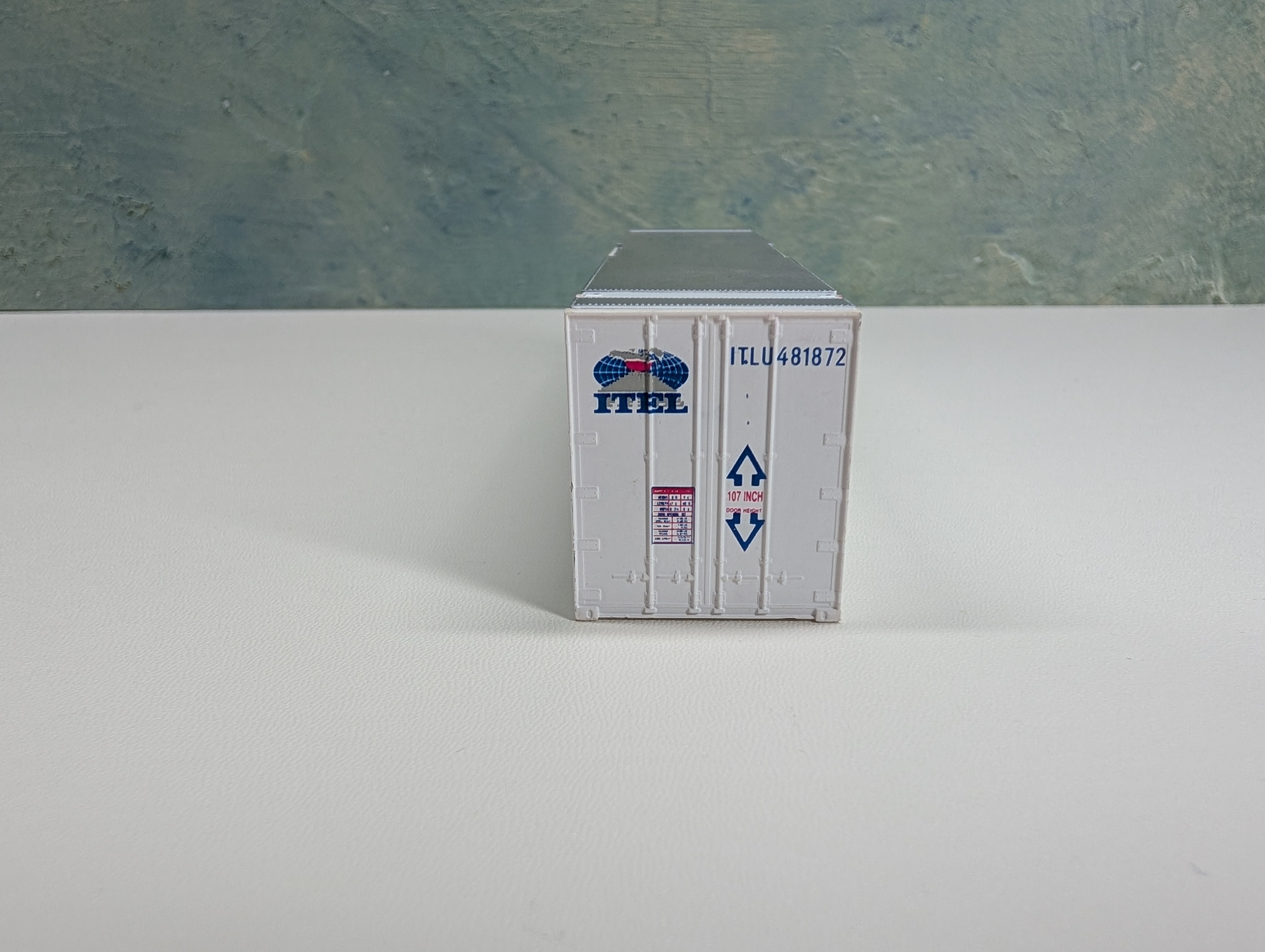 USED Walthers HO Scale 48' Smooth Container ITEL ITLU #481872