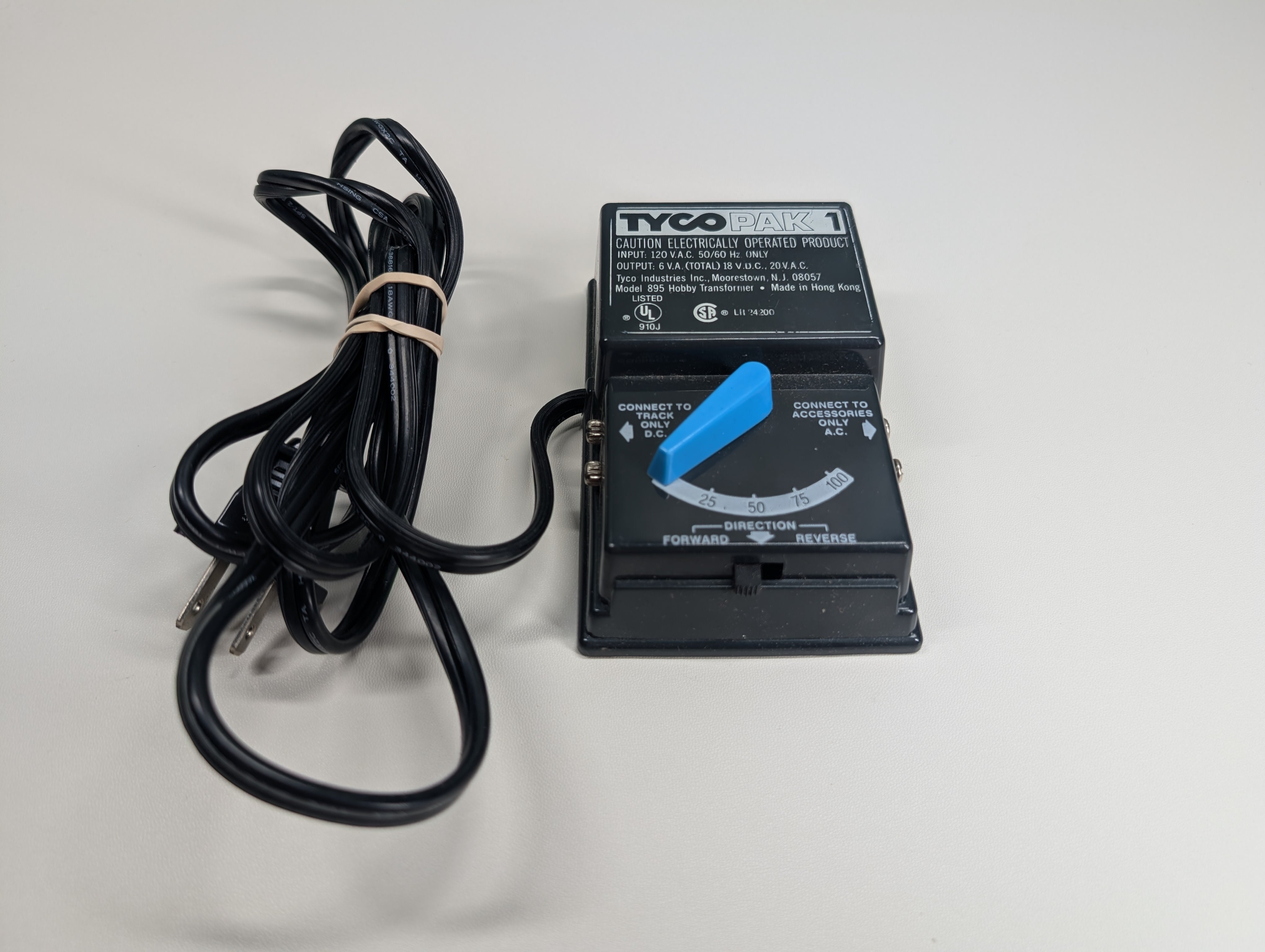 USED Tyco MULTI Scale Pack 1 DC Hobby Transformer (HO & N) Tested