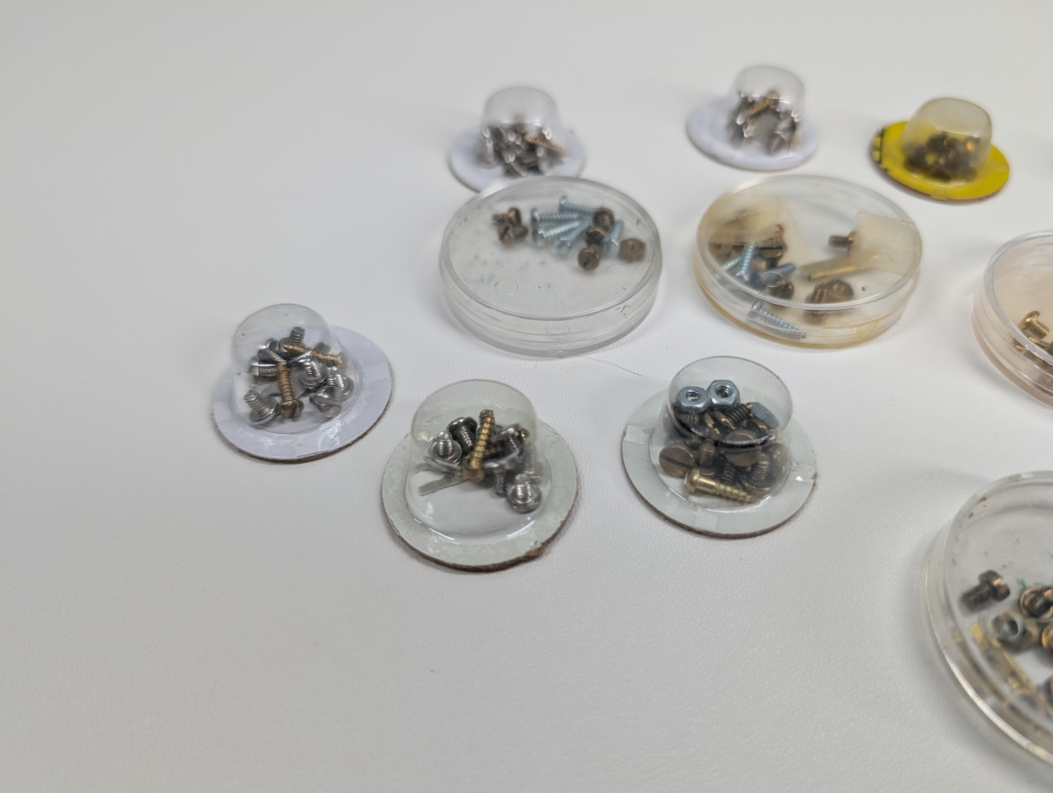 USED MULTI Scale Lot of Screws, Bolts & Spades for Switches & Control Boxes